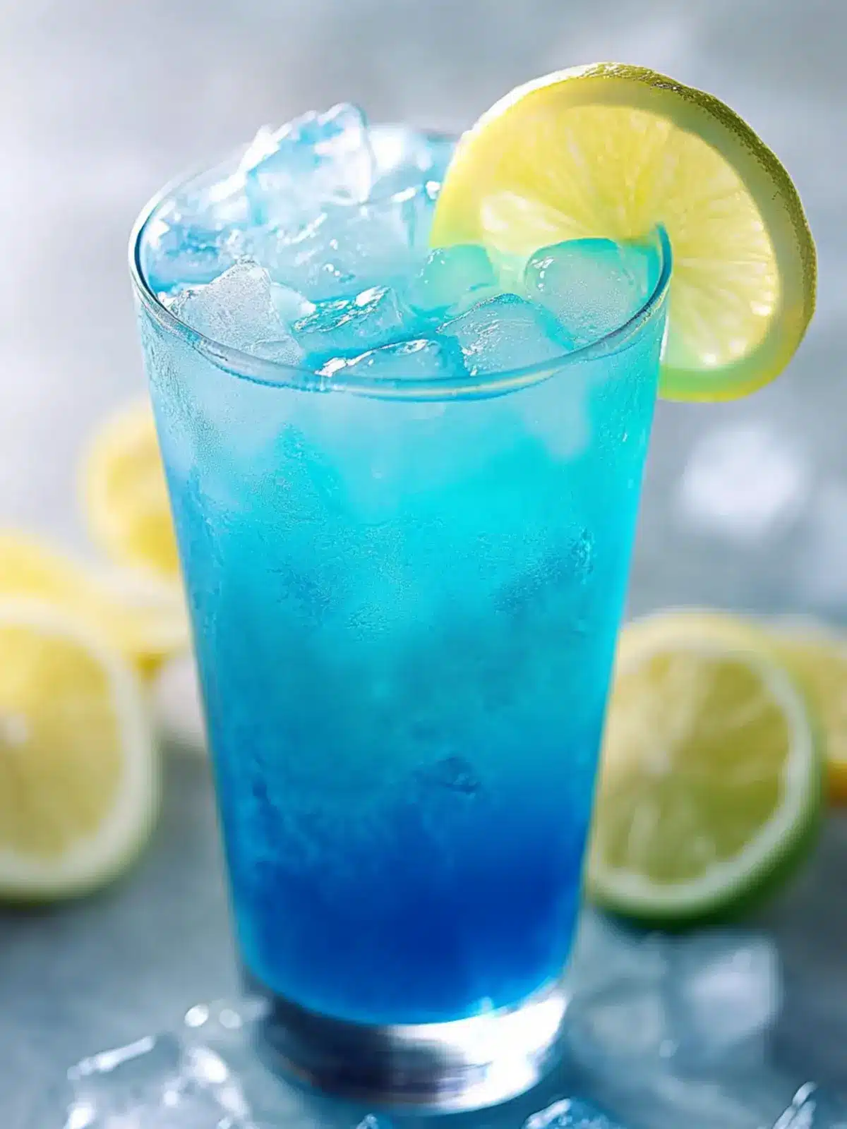Blue Lagoon Mocktail