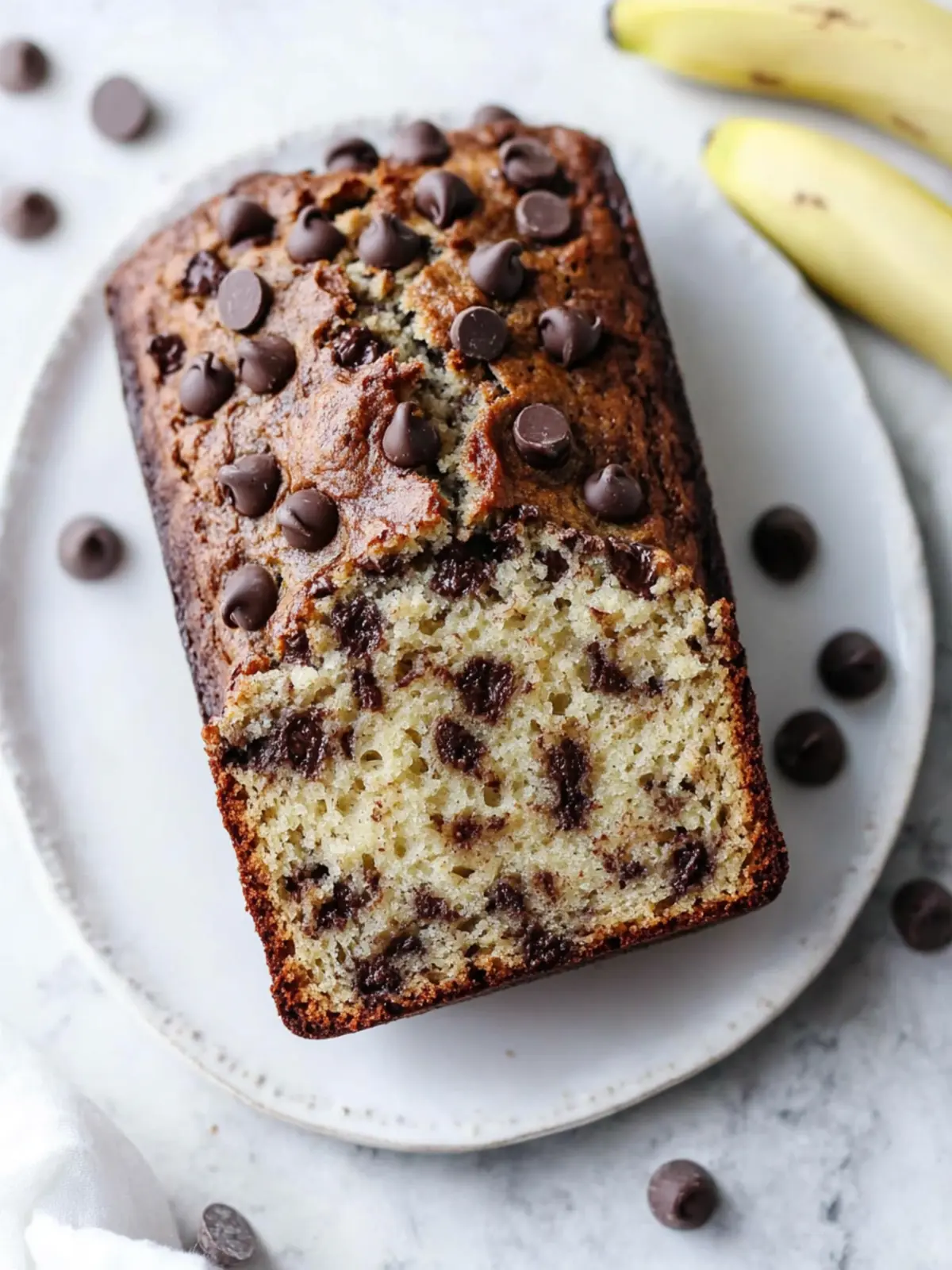 Vegan Chocolate Chip Banana Bread That's Amazingly Easy to Make 4 Vegan Chocolate Chip Banana Bread