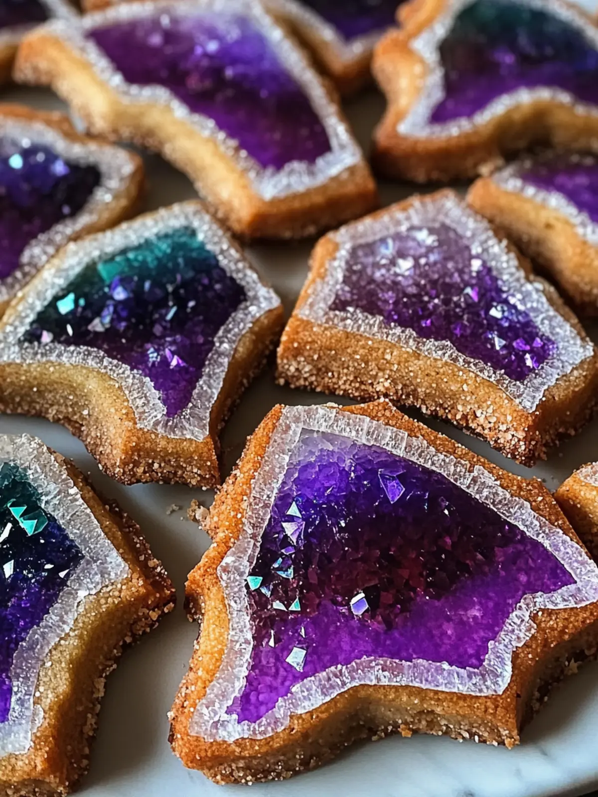 Dazzling Geode Cookies