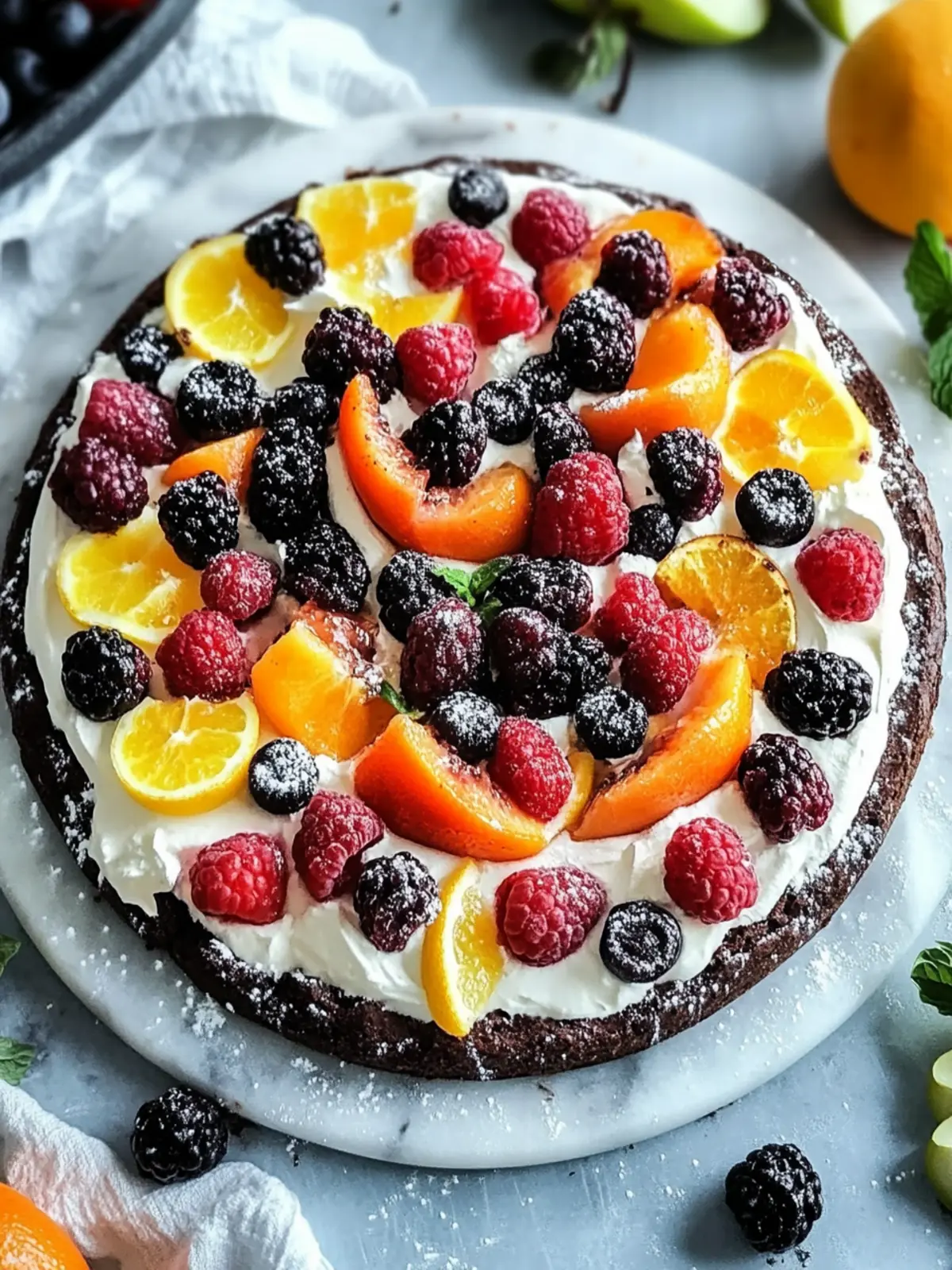 Brownie Fruit Pizza: A Fun, Colorful Dessert for Everyone 4 Brownie Fruit Pizza