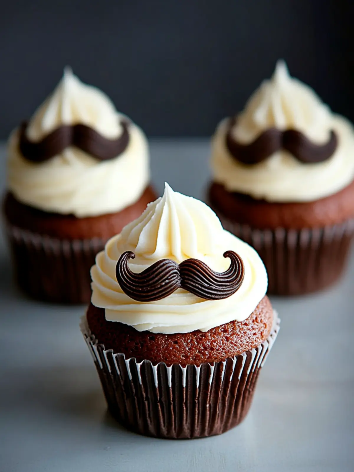 Mustache Cupcakes: Fun Family Treats for Any Celebration 4 Mustache Cupcakes