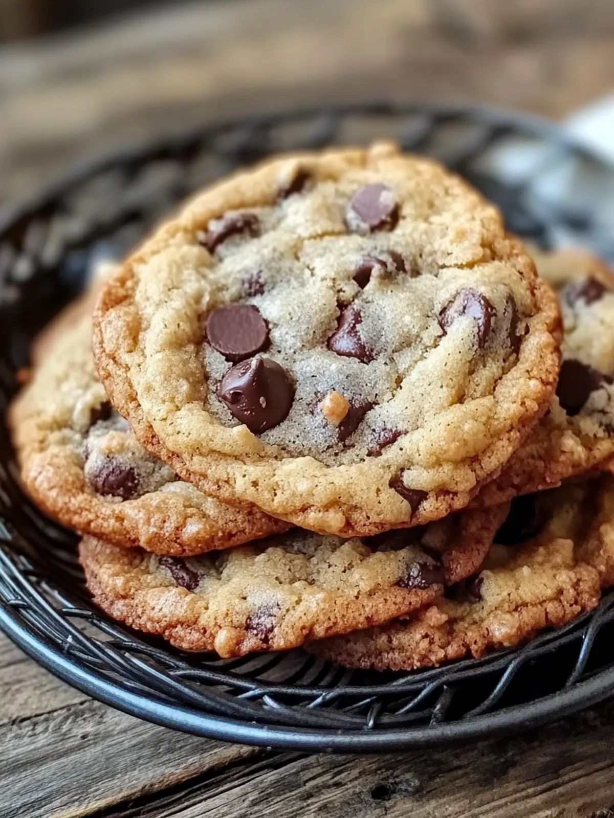 Crispy Gluten-Free Chocolate Chip Cookies