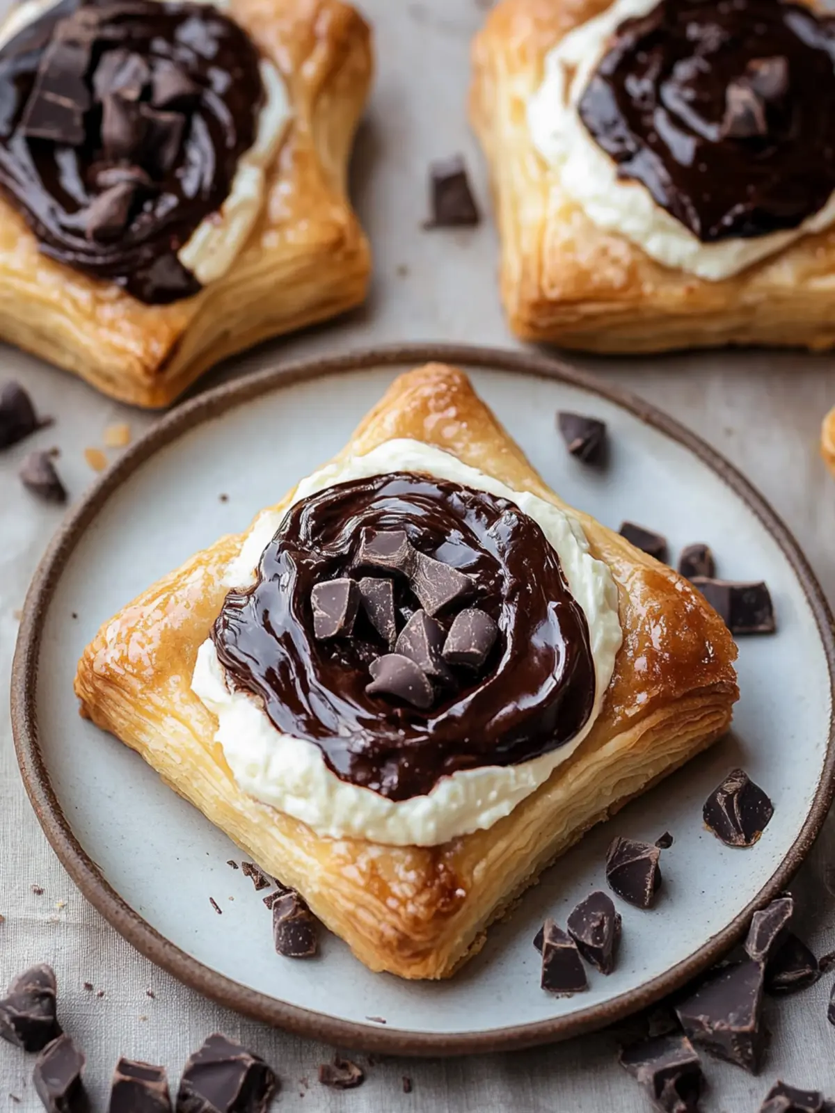 Irresistible Chocolate Cream Cheese Danish in Just 30 Minutes 3 Chocolate Cream Cheese Danish