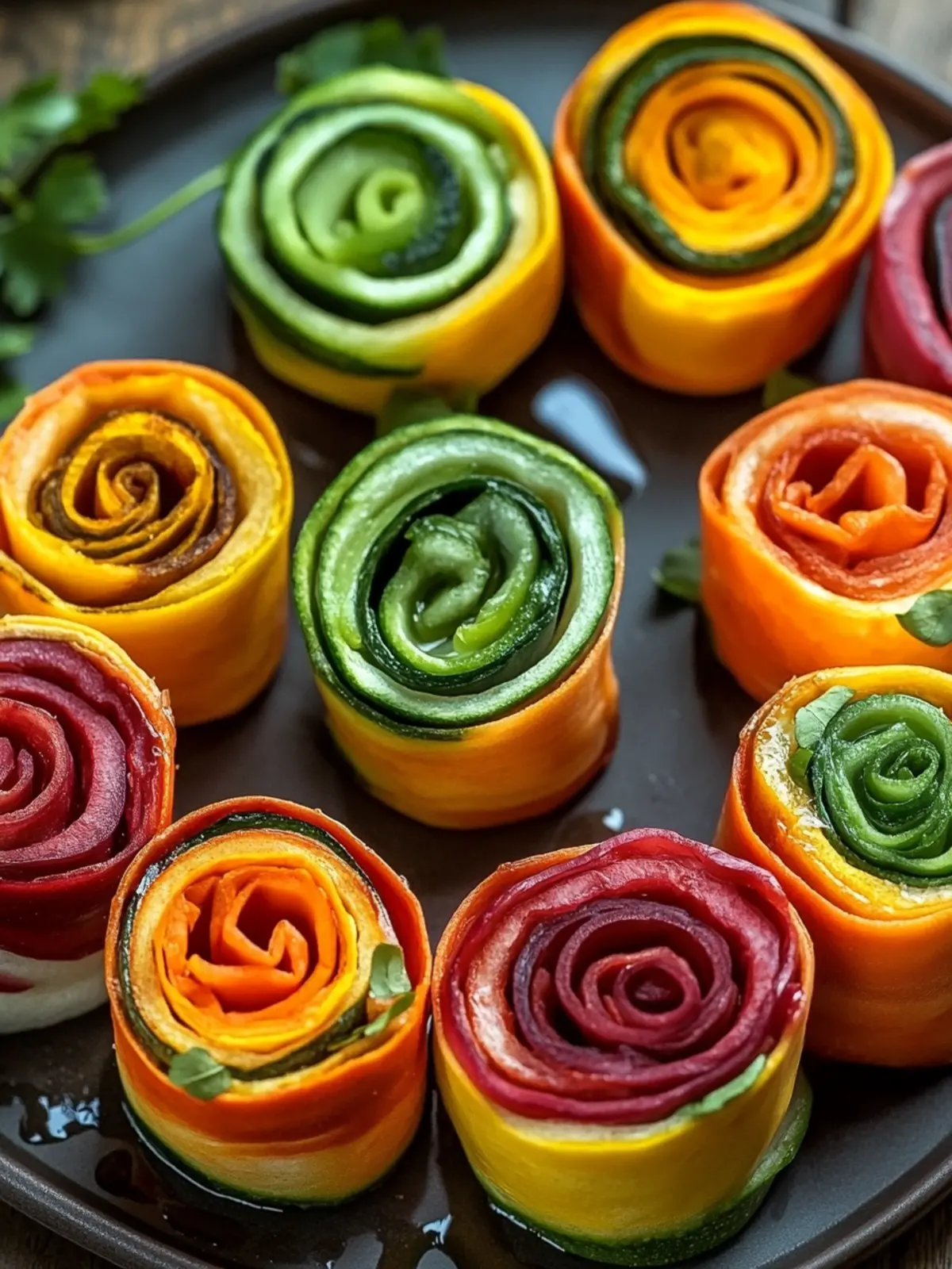 Rainbow Veggie Pinwheels: Colorful, Healthy Snack Delight! 5 Rainbow Veggie Pinwheels