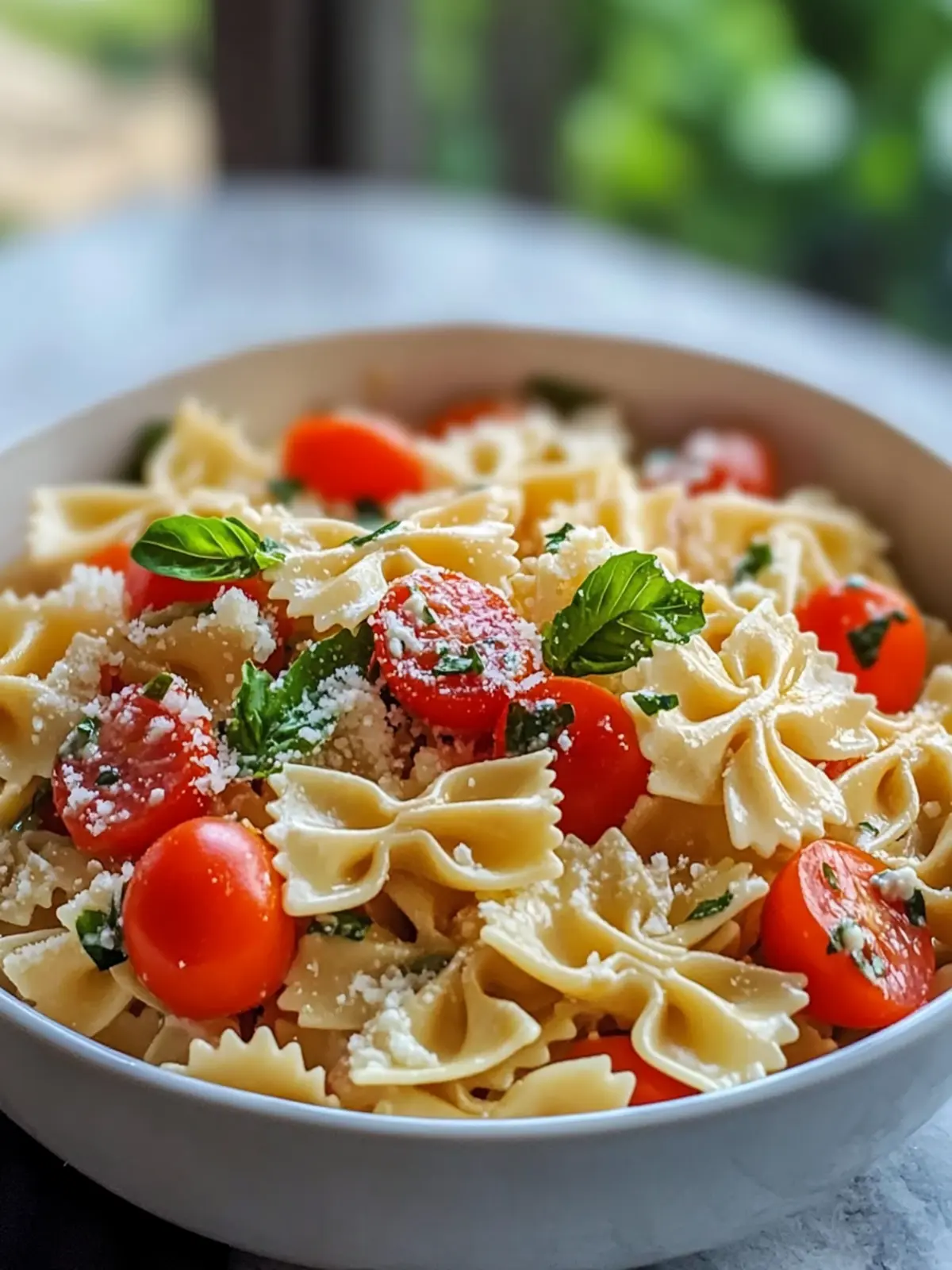 Creamy Bow Tie Pasta Salad