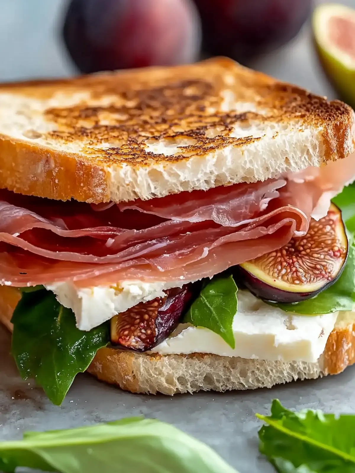 Prosciutto Fig Jam Sandwich: Your New Go-To Gourmet Lunch! 4 Prosciutto Fig Jam Sandwich