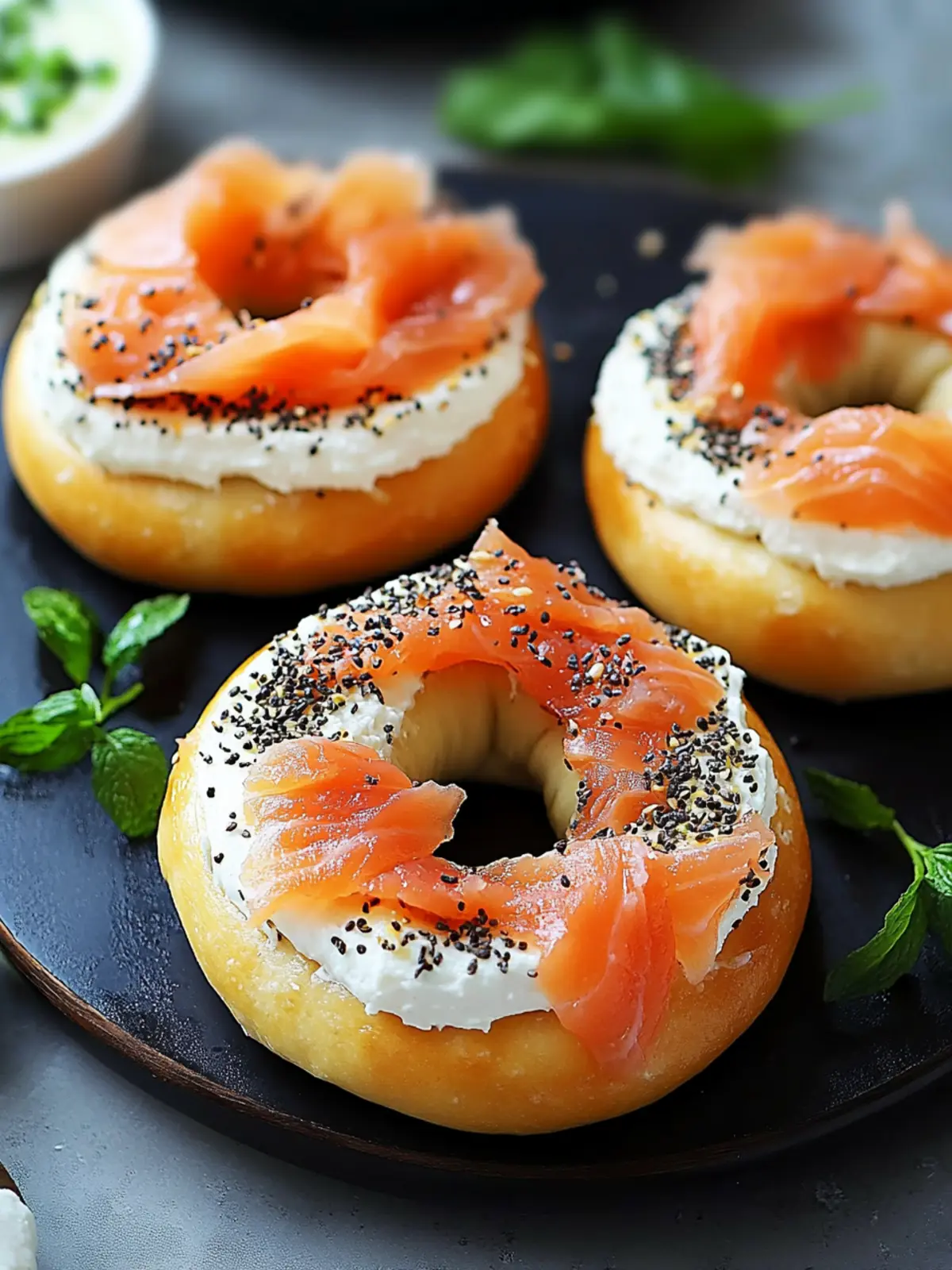 Smoked Salmon Bagels: Quick, Gourmet Breakfast in 5 Minutes 4 Smoked Salmon Bagels