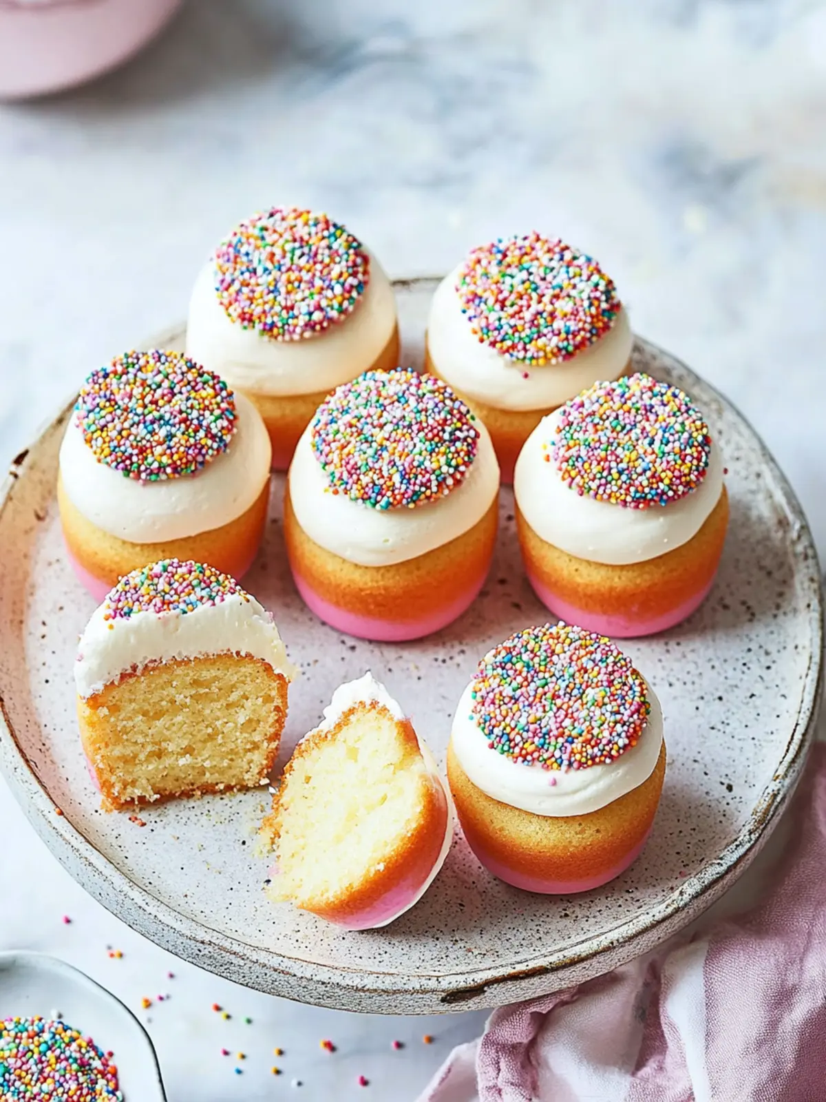 Pride mini cakes