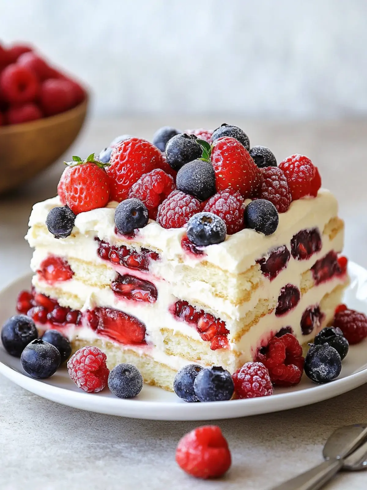 ummer Berry Icebox Cake