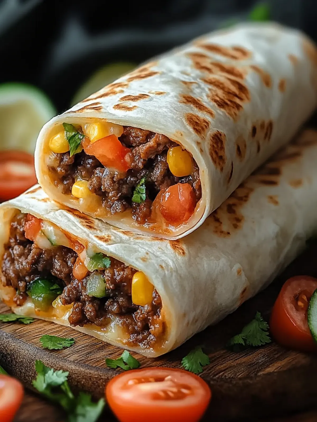 Cheesy Beef Burrito: Quick, Healthy, and Totally Customizable 5 Cheesy Beef Burrito