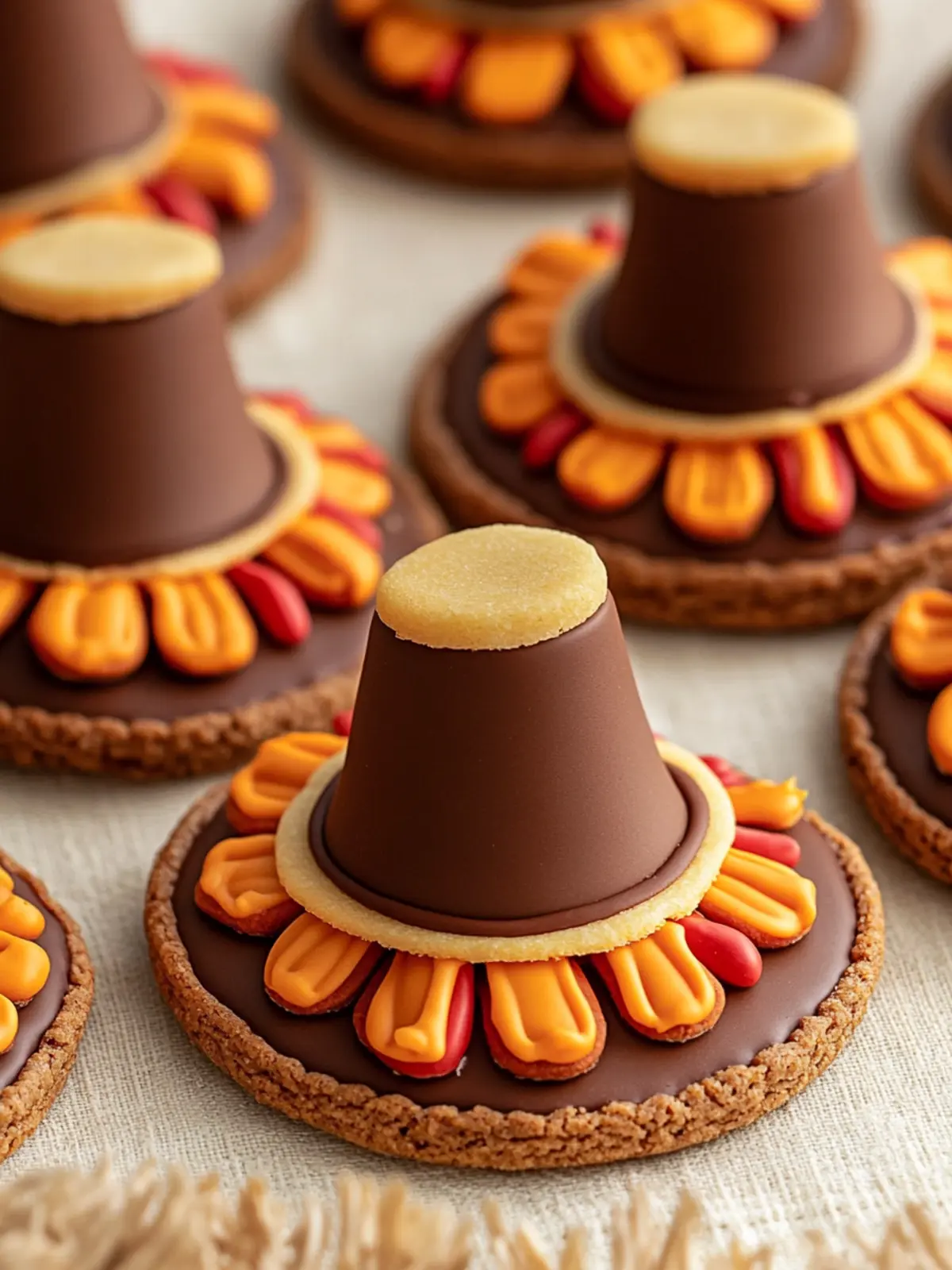Delicious Pilgrim Hat Cookies to Delight Your Thanksgiving! 4 Pilgrim Hat Cookies