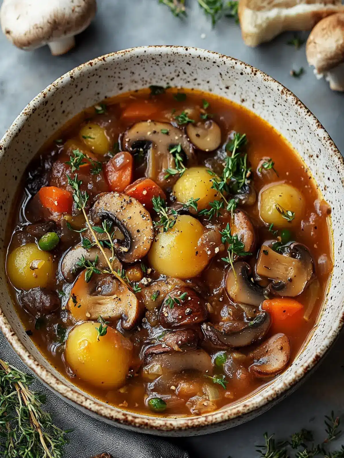 Vegan Mushroom Stew That Warms Your Soul in One Pot 5 Vegan mushroom stew