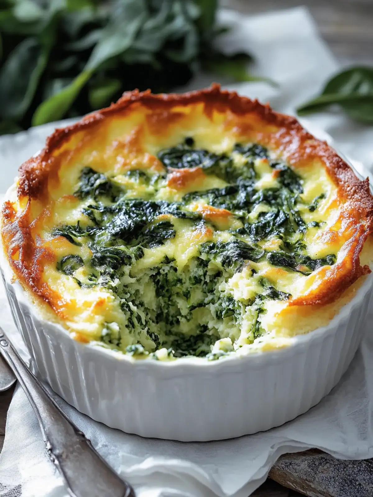 Light Spinach Soufflé: A Fluffy Comfort Food Delight 3 Light Spinach Soufflé