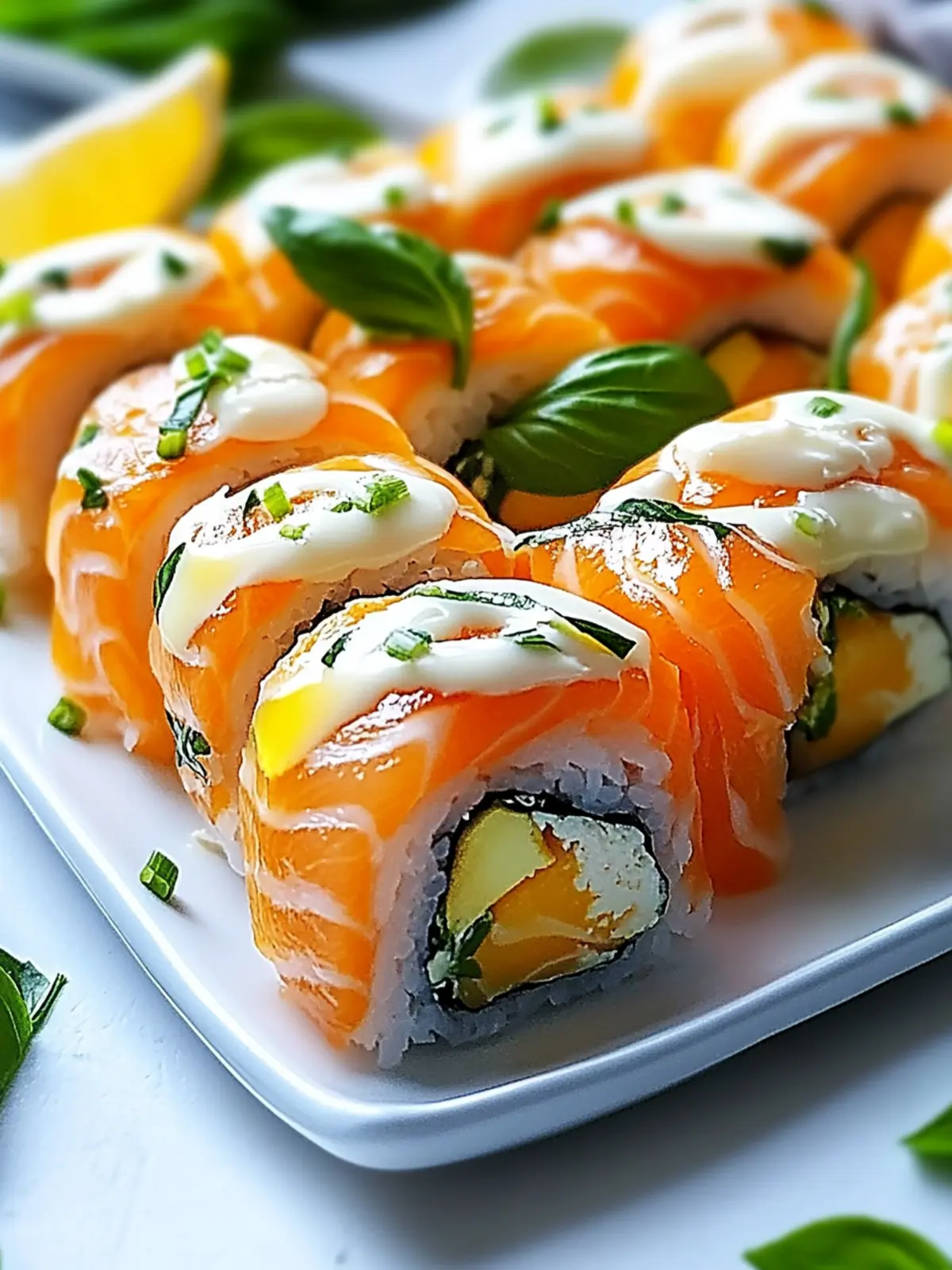 Lemon Basil Salmon Rolls: Fresh, Quick Gourmet Bliss 4 Lemon Basil Salmon Rolls