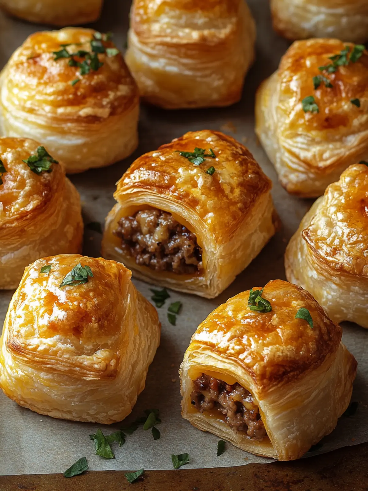 Cheeseburger Puff Pastry Bites: Your New Favorite Snack 2 Cheeseburger Puff Pastry Bites