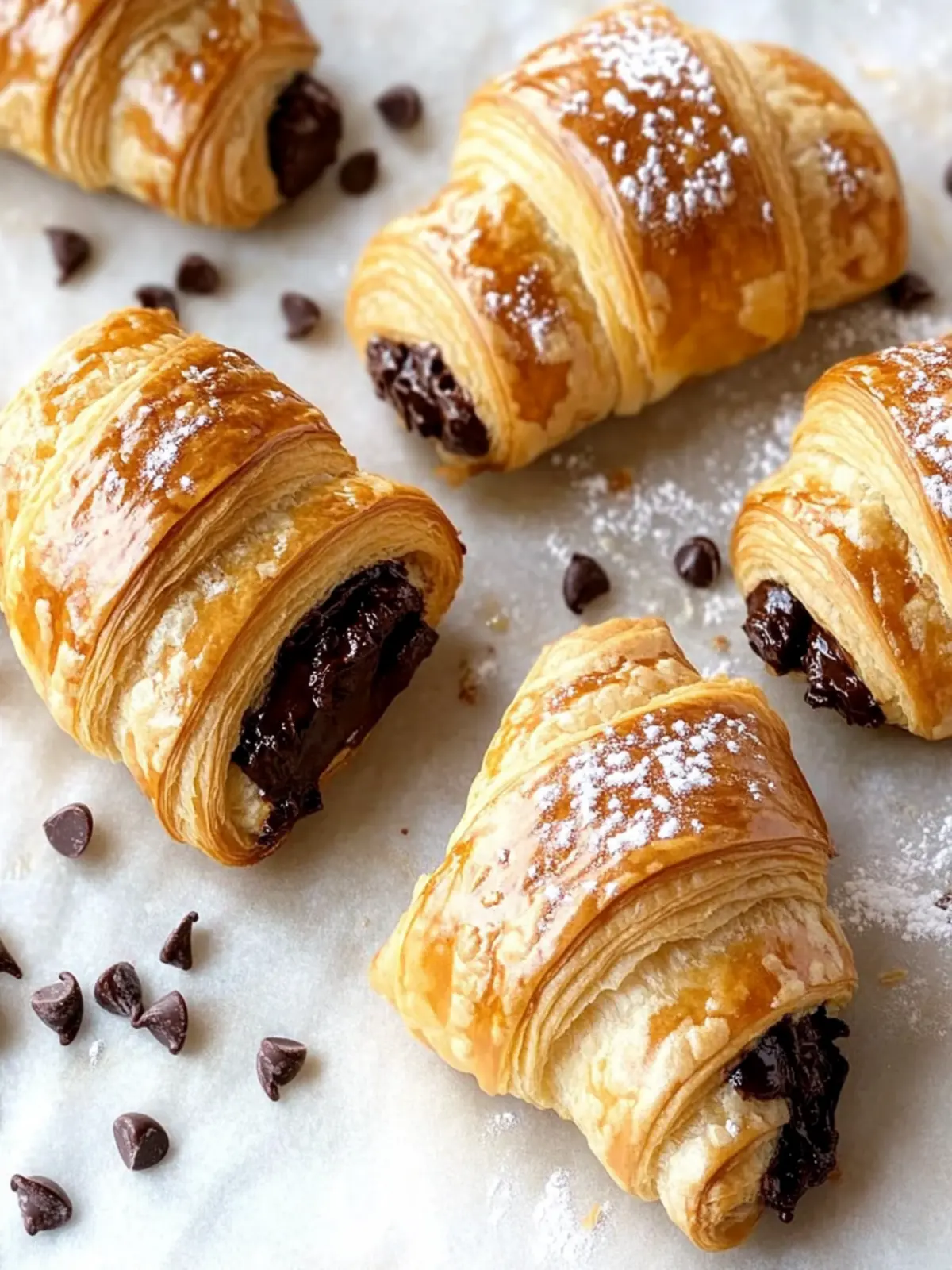 Melt-in-Your-Mouth Chocolate Croissants Made Easy 2 Chocolate Croissants