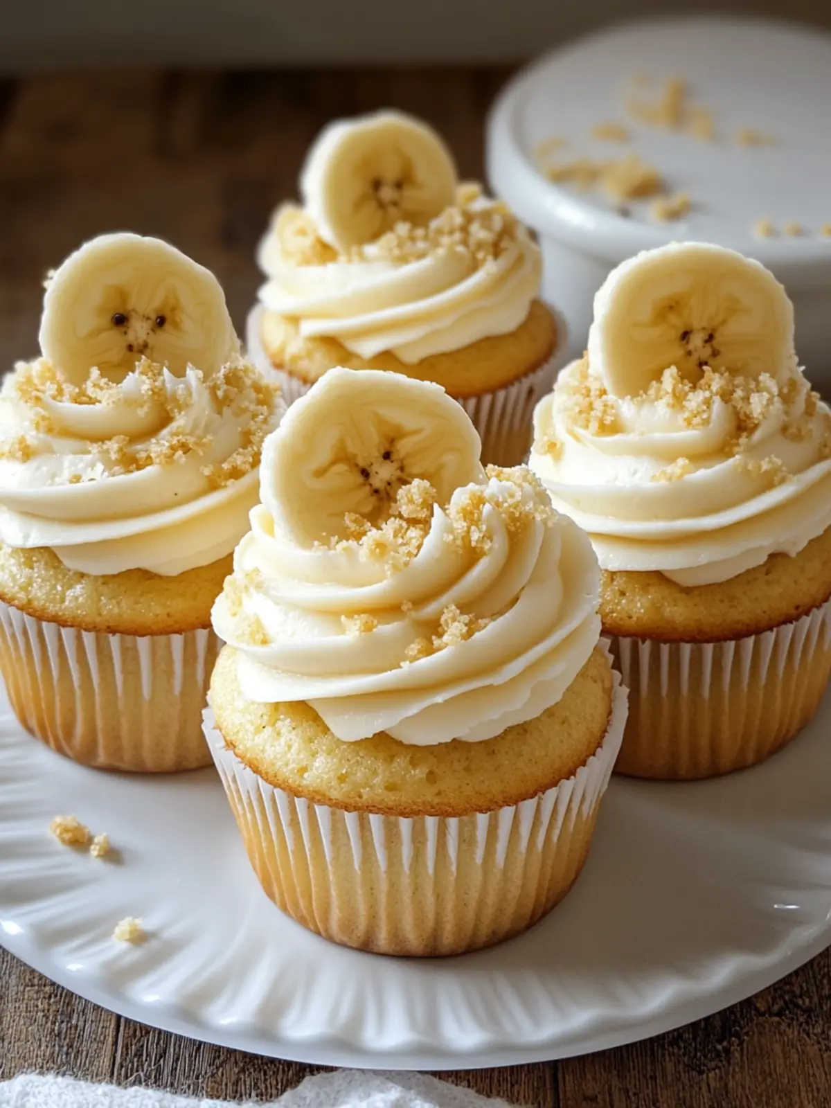 Delicious Banana Cream Cupcakes That’ll Brighten Your Day 2 Banana Cream Cupcakes