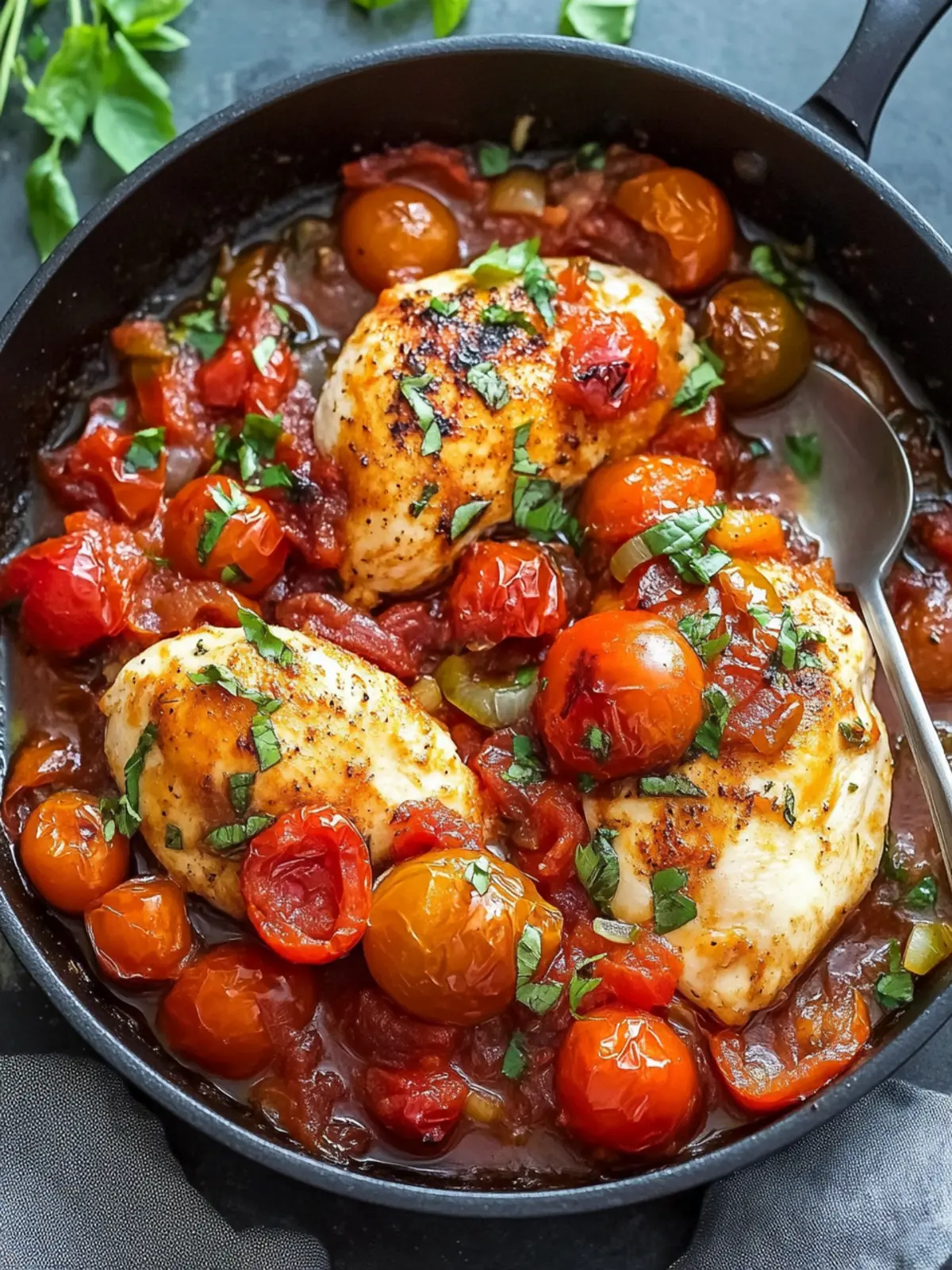 Skillet Tomato Chicken: Your Quick Flavor-Packed Dinner Solution 3 Skillet Tomato Chicken