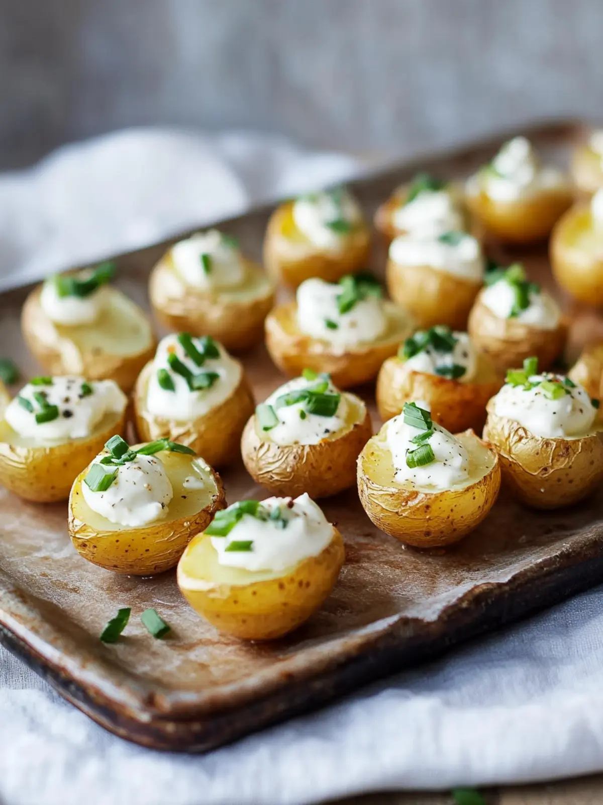 Irresistible Mini Baked Potatoes Stuffed with Creamy Goodness 2 Mini Baked Potatoes