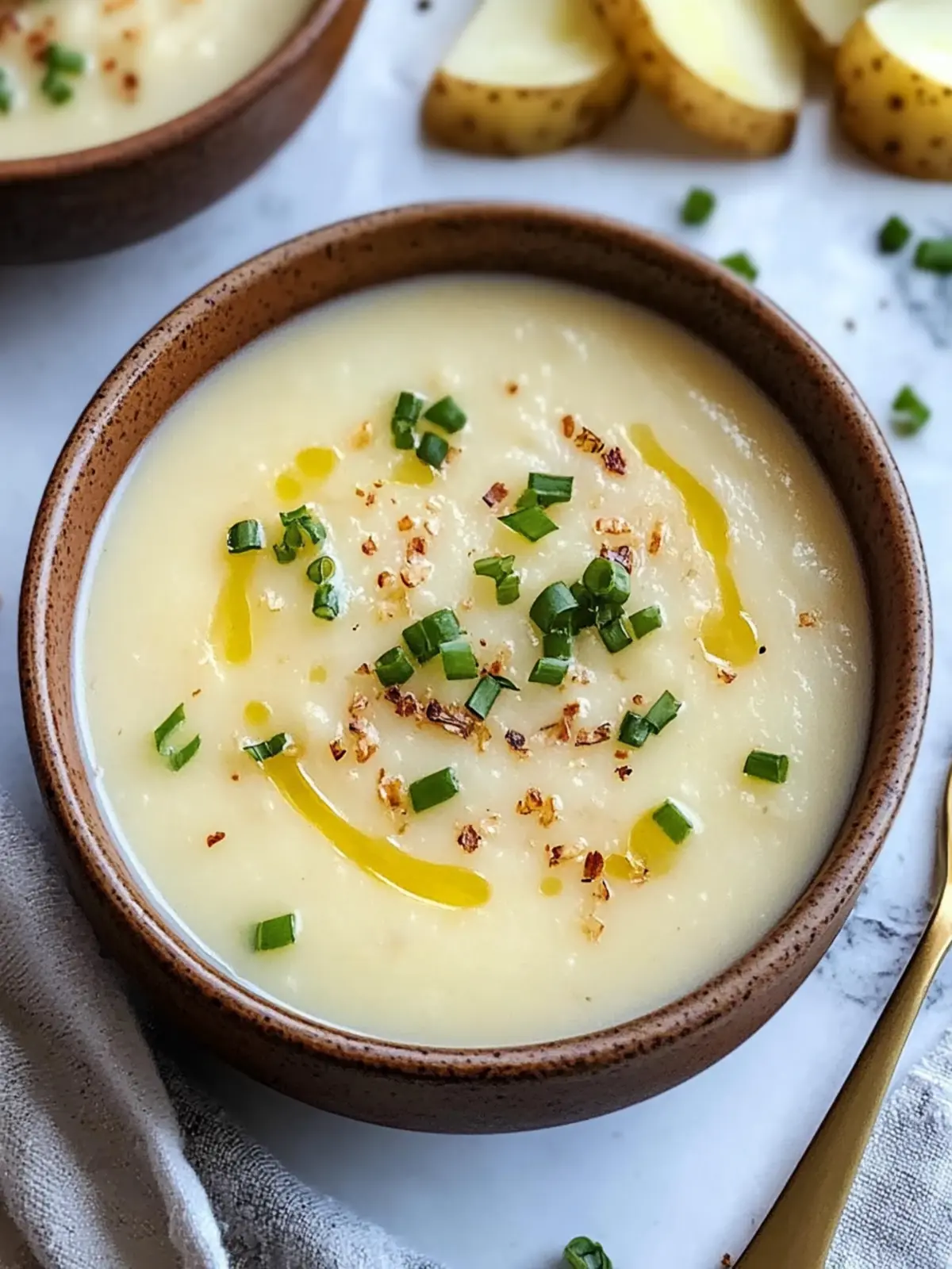 Ultimate 4 Ingredient Potato Soup for Cozy Nights 2 4 Ingredient Potato Soup