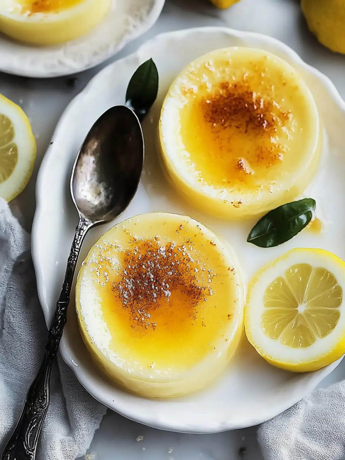 Lemon Posset Brûlée: Quick, Irresistibly Creamy Delight 2 Lemon Posset Brûlée