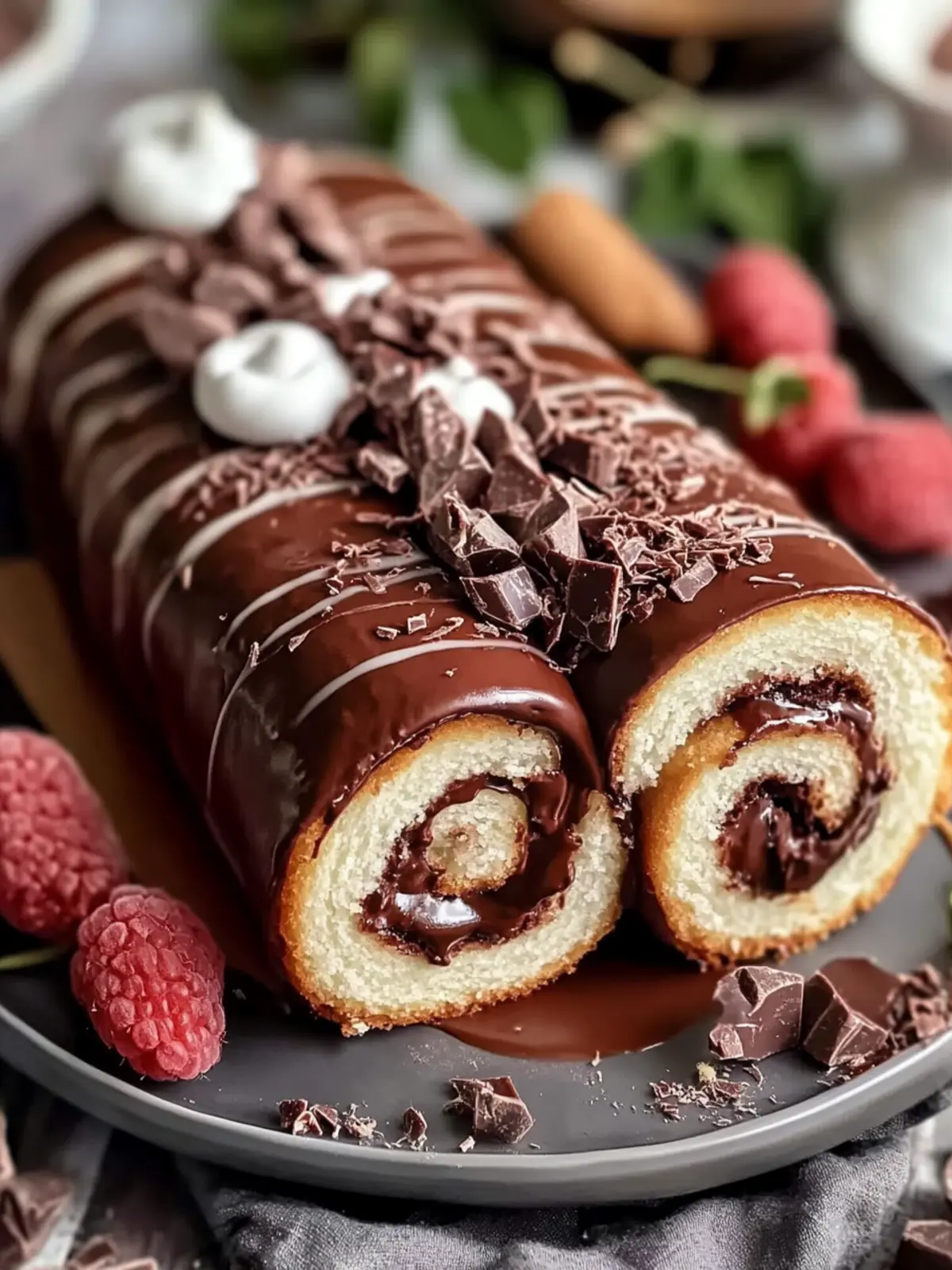 Decadent Chocolate Roll Cake – Easy to Customize Delight 5 Chocolate Roll Cake