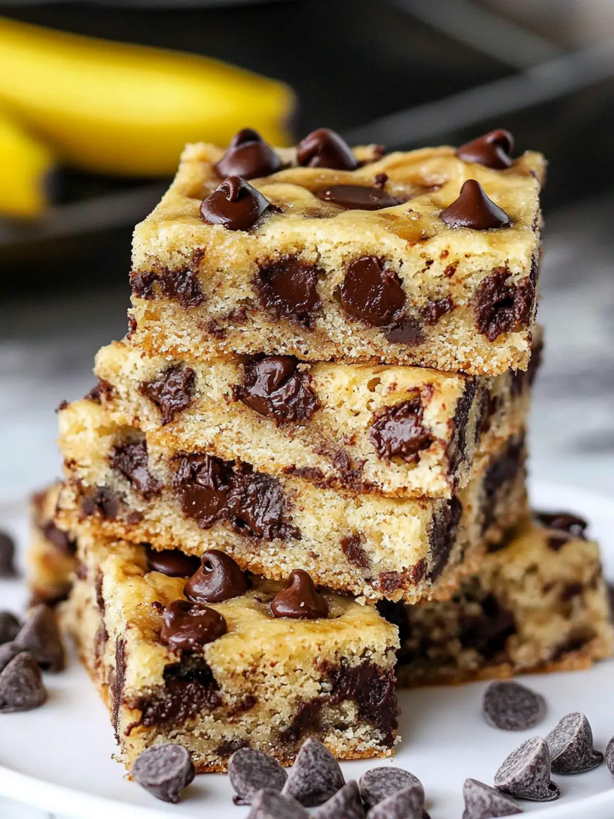 Decadent Chocolate Chip Banana Bars You’ll Crave Daily 3 Chocolate Chip Banana Bars
