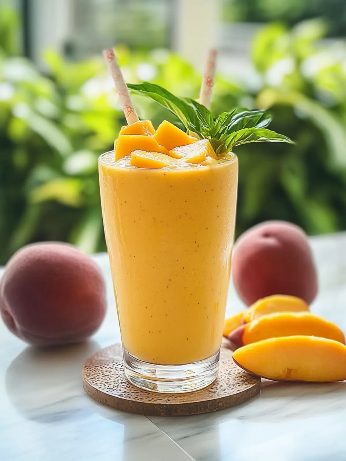 Peach Mango Smoothie