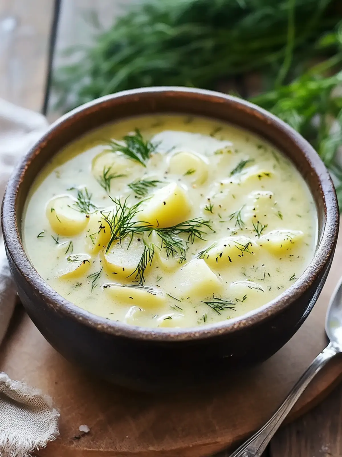 Delicious Chunky Potato Dill Soup for Cozy Nights In 2 Delicious Chunky Potato Dill Soup