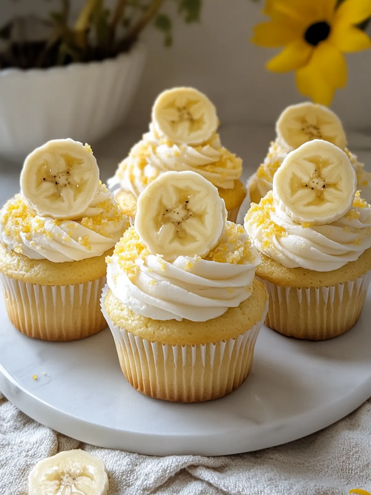 Delicious Banana Cream Cupcakes That’ll Brighten Your Day 3 Banana Cream Cupcakes