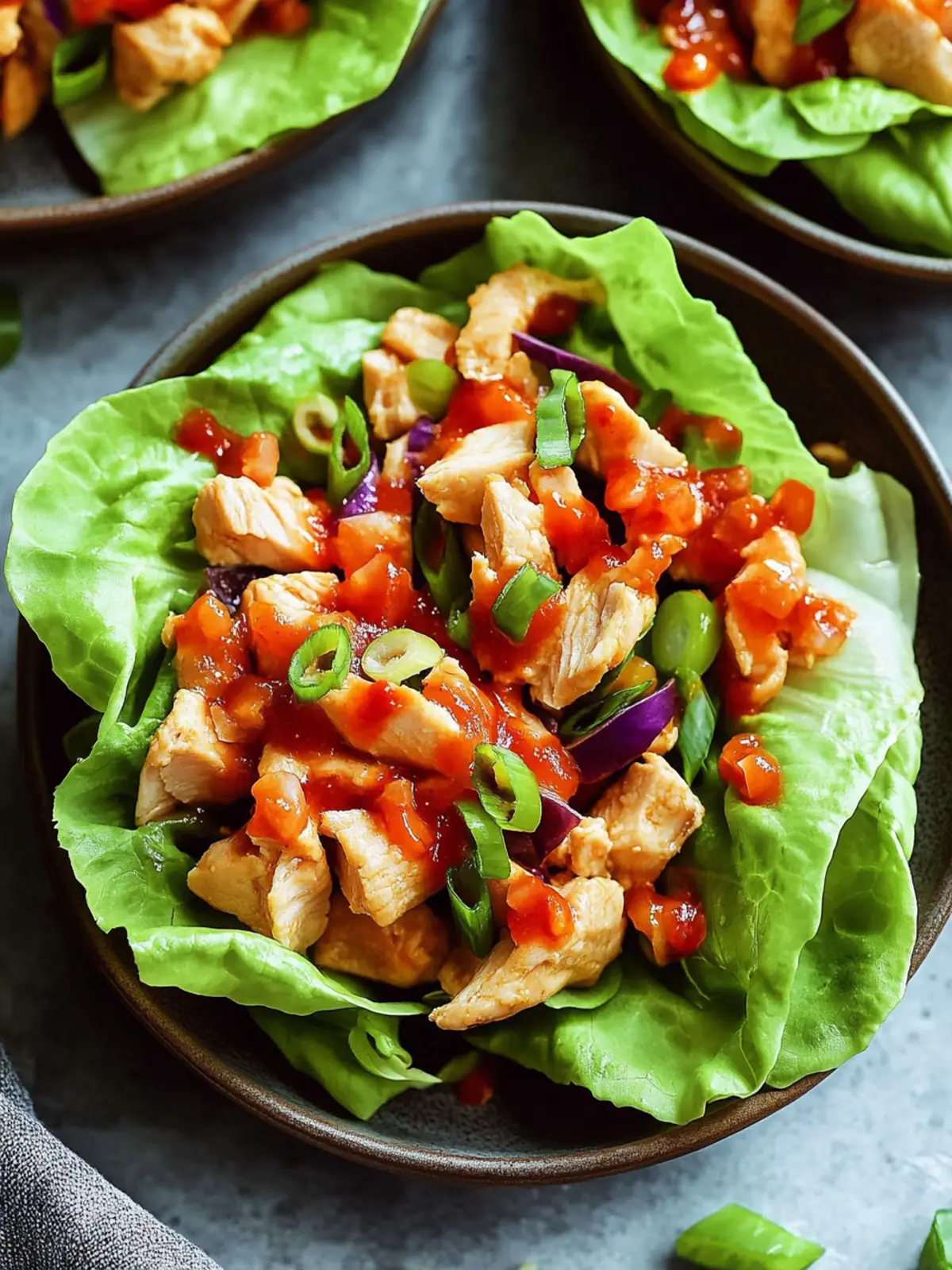 Savory Chicken Lettuce Wraps: Quick, Low-Carb Delight! 5 Savory Chicken Lettuce Wraps