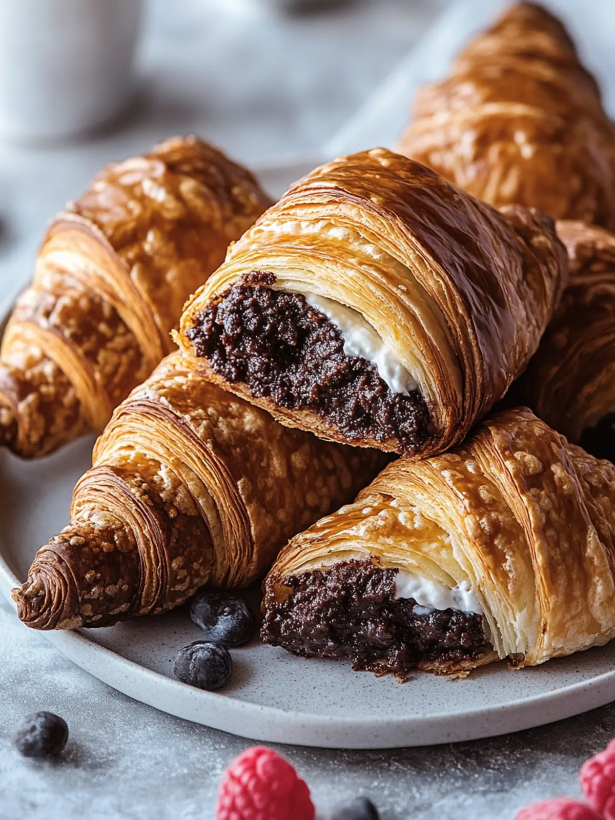 Brownie Batter Croissants