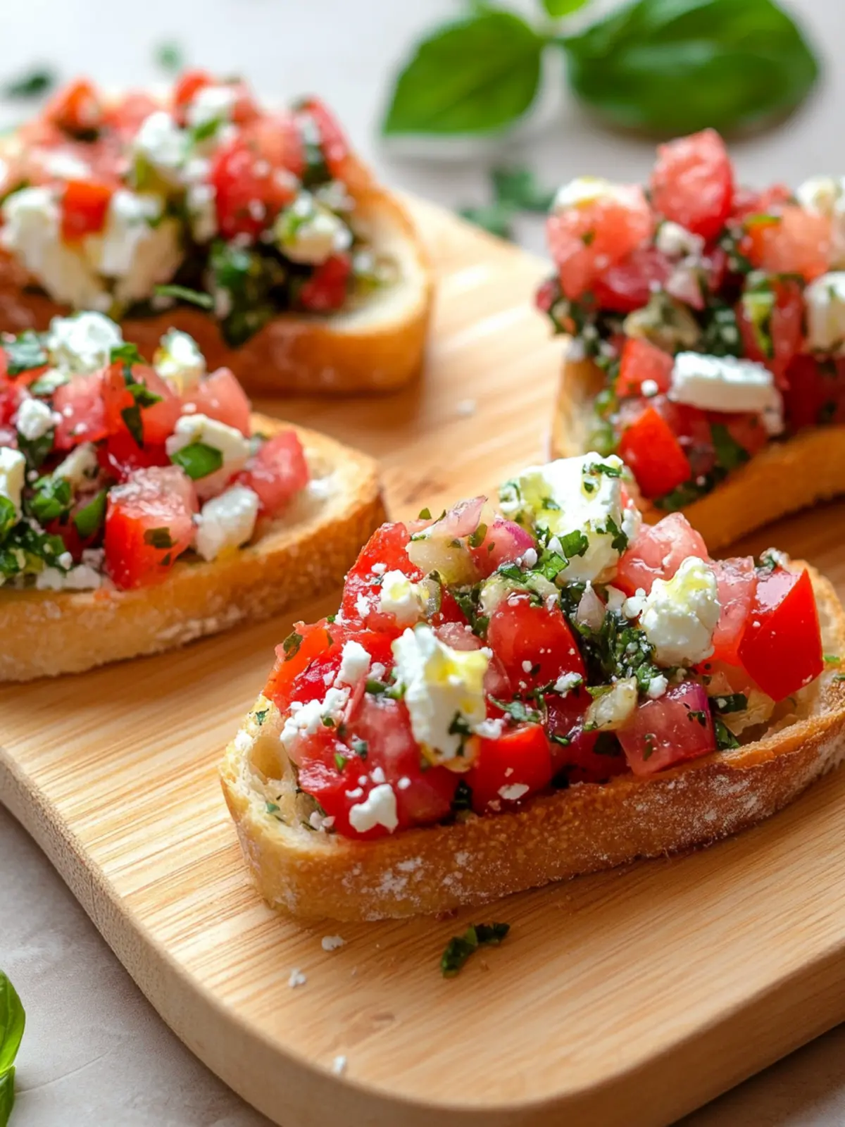 Savory Greek Bruschetta: A Fresh Twist on a Classic Appetizer 2 Greek Bruschetta