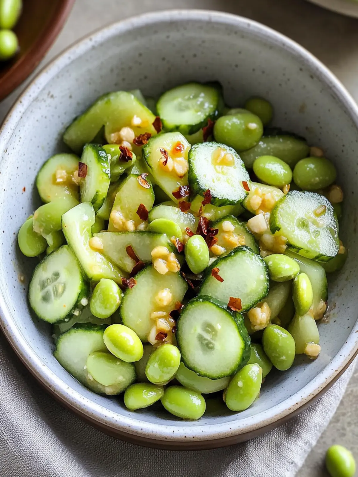 Spicy Cucumber Edamame Salad: Quick, Customizable & Delicious! 2 Spicy Cucumber Edamame Salad