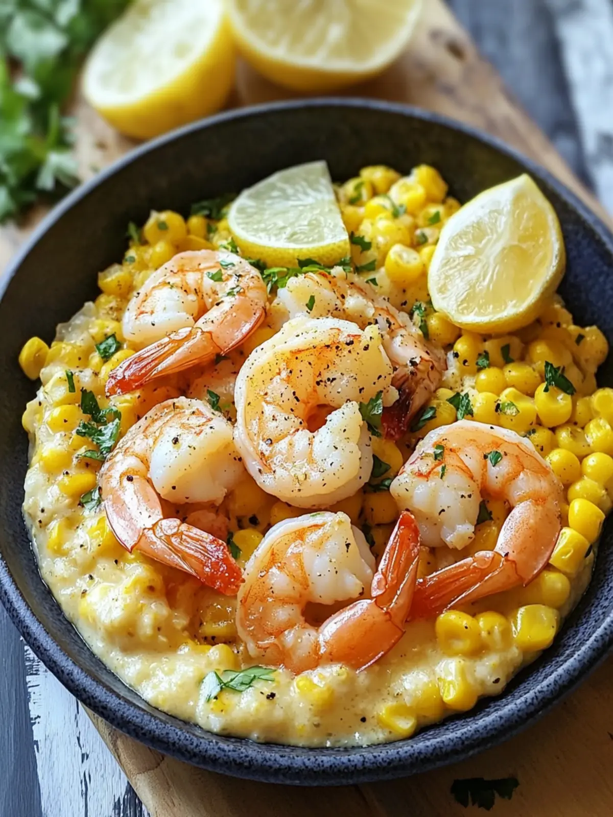Shrimp and Creamed Corn