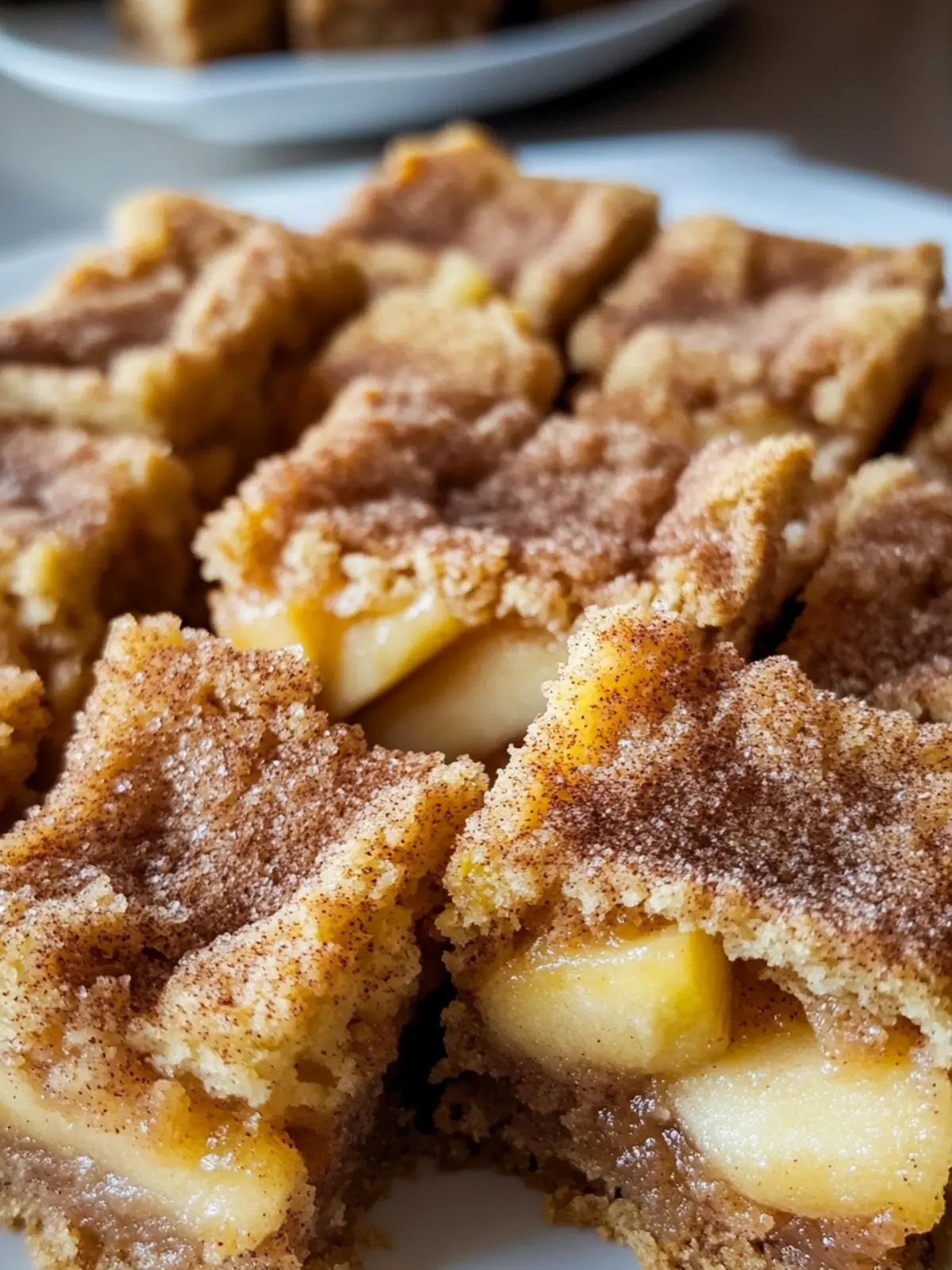 Delicious Apple Snickerdoodle Bars Your Fall Cravings Fulfilled 2 Apple Snickerdoodle Bars