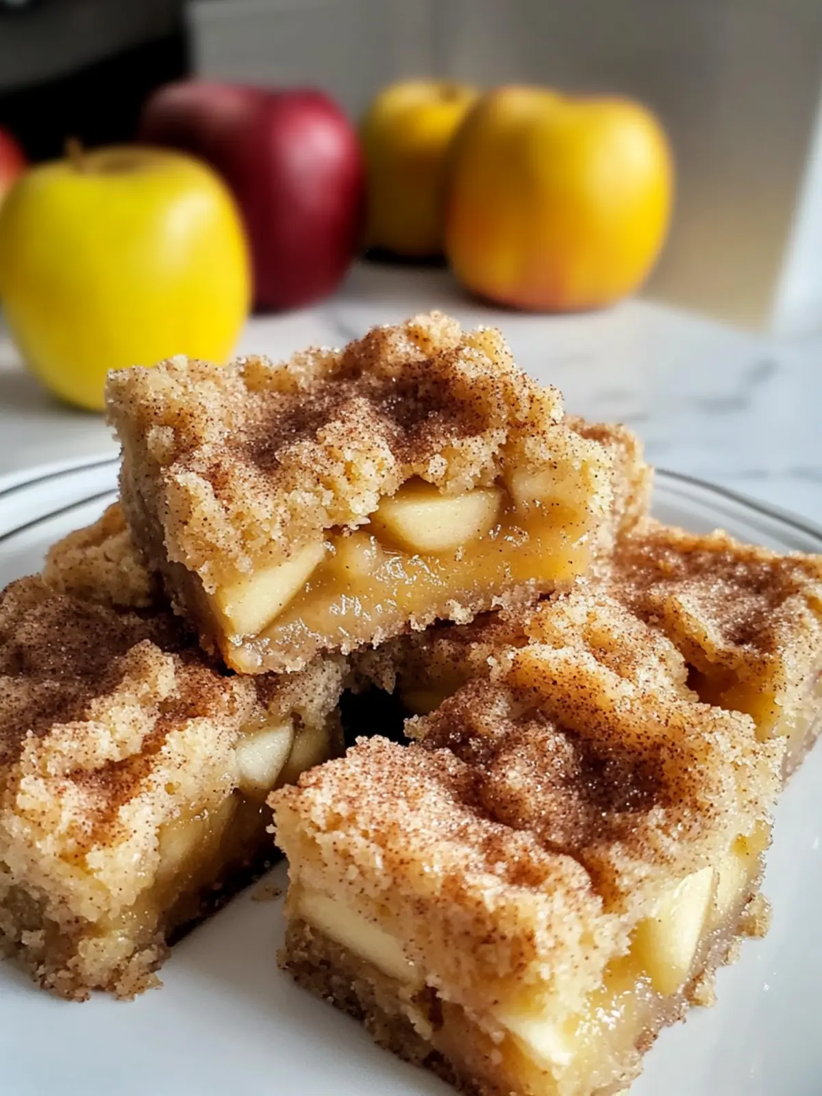 Apple Snickerdoodle Bars
