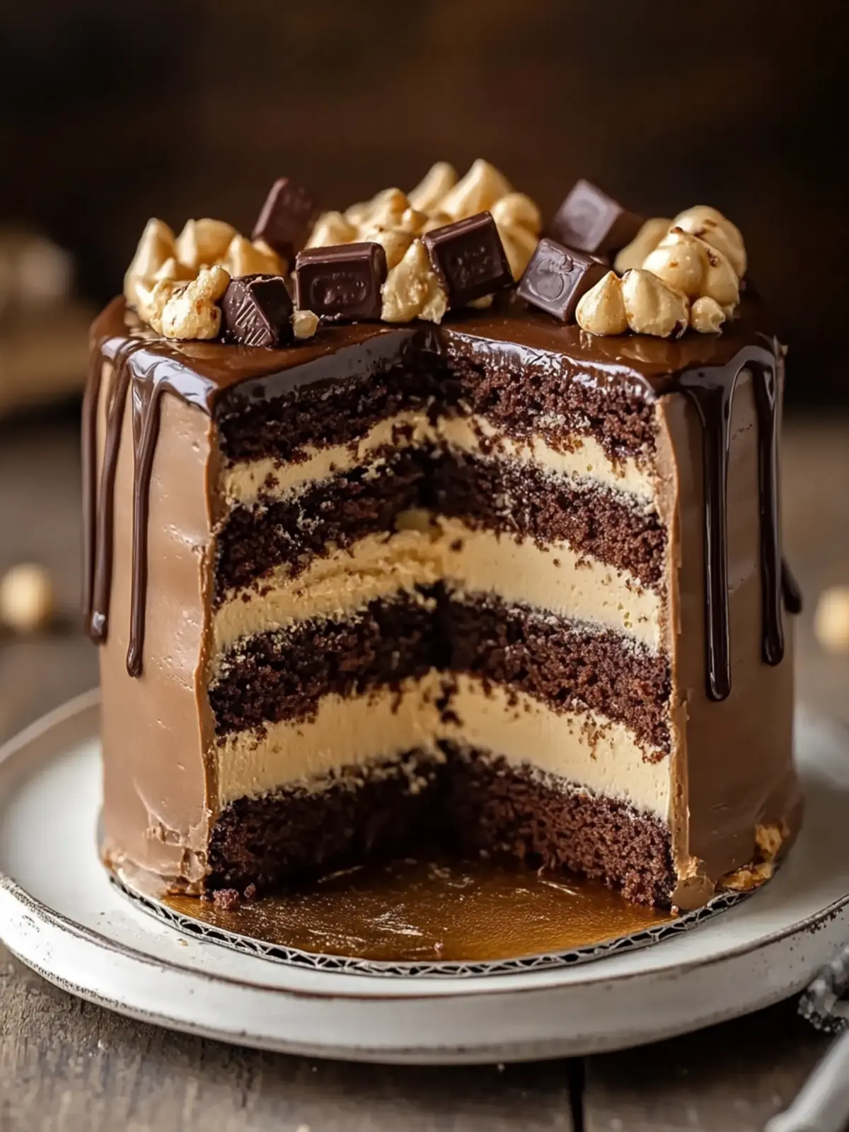Decadent Snickers Cake Recipe to Make You Smile Every Slice 2 Snickers Cake
