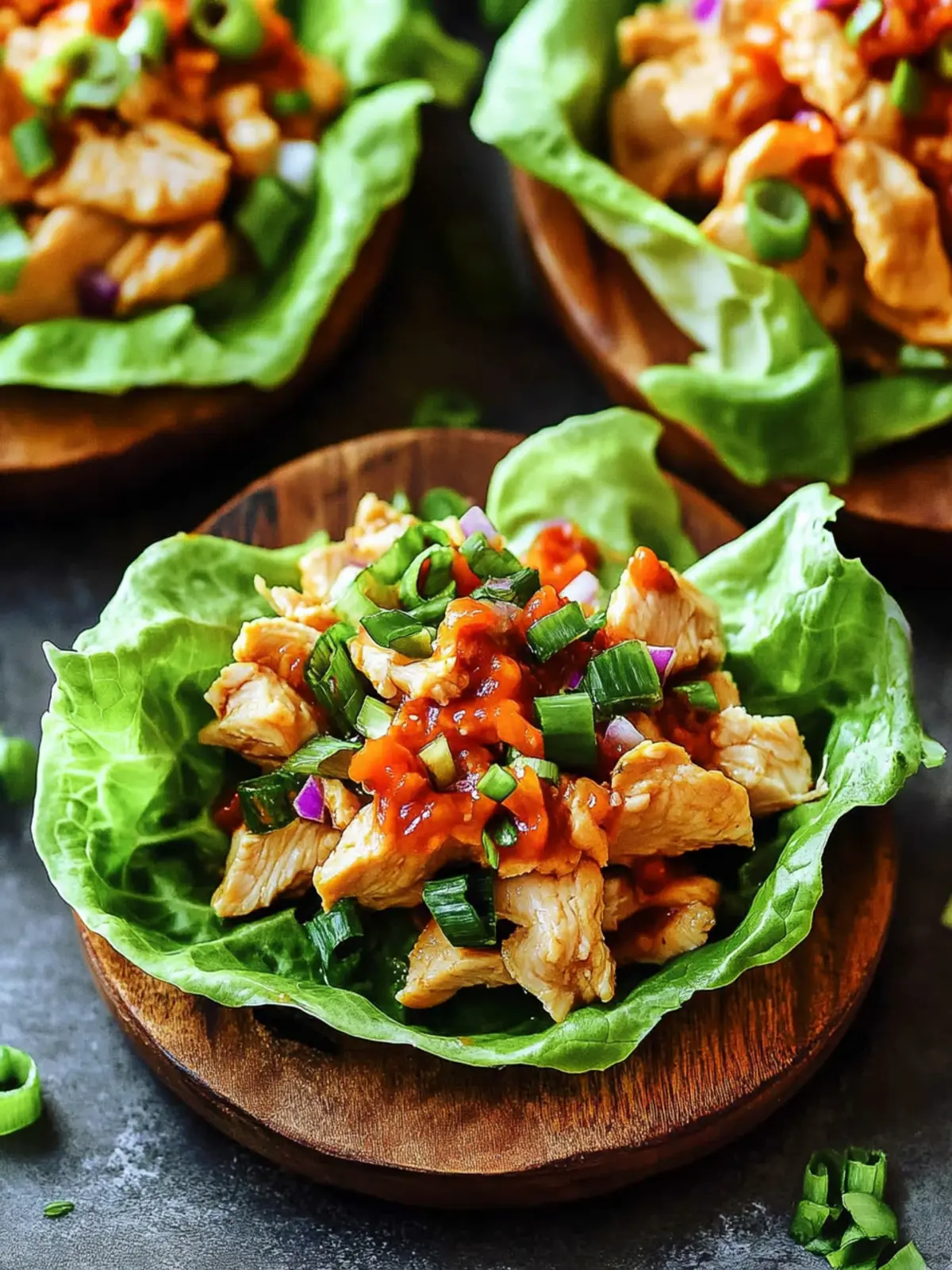 Savory Chicken Lettuce Wraps Ready in Just 25 Minutes! 2 Savory Chicken Lettuce Wraps