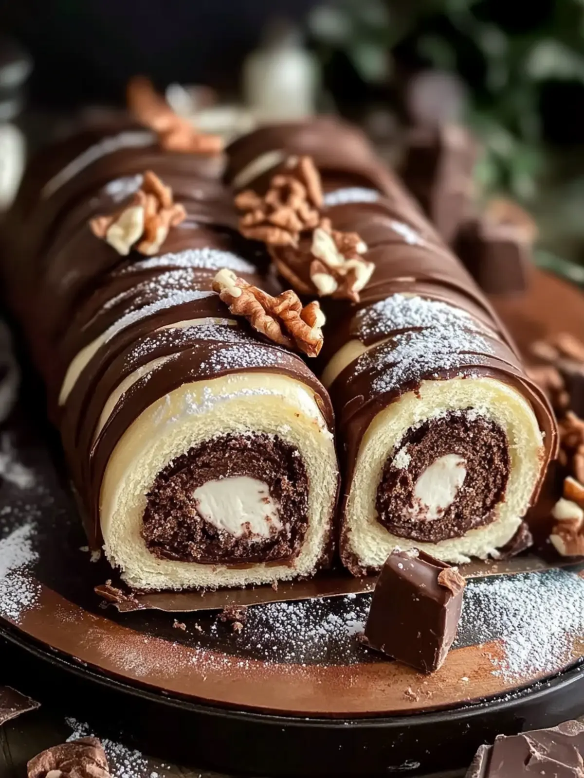 Decadent Chocolate Roll Cake – Easy to Customize Delight 4 Chocolate Roll Cake
