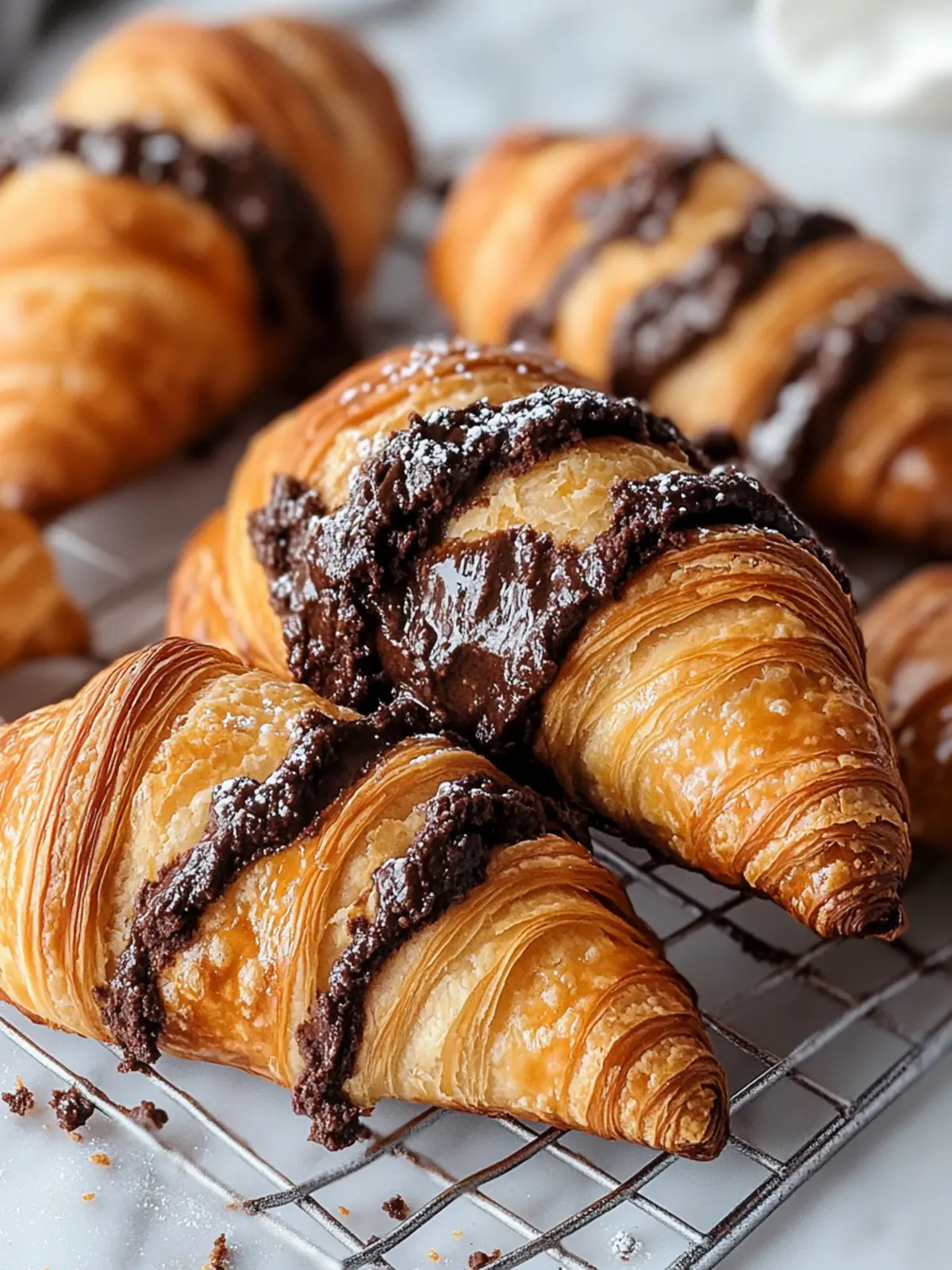 Brownie Batter Croissants