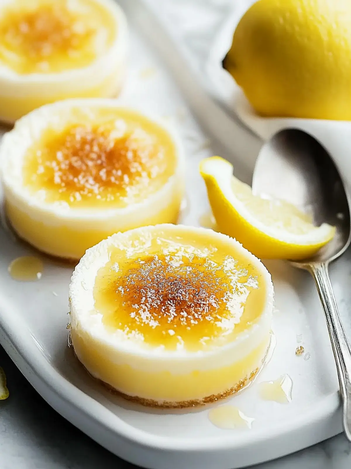 Lemon Posset Brûlée: Quick, Irresistibly Creamy Delight 4 Lemon Posset Brûlée