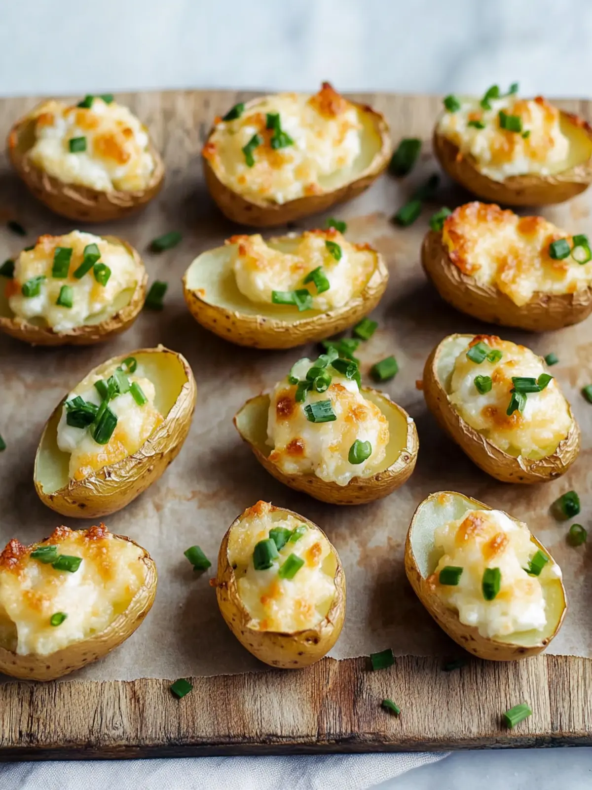Irresistible Mini Baked Potatoes Stuffed with Creamy Goodness 5 Mini Baked Potatoes