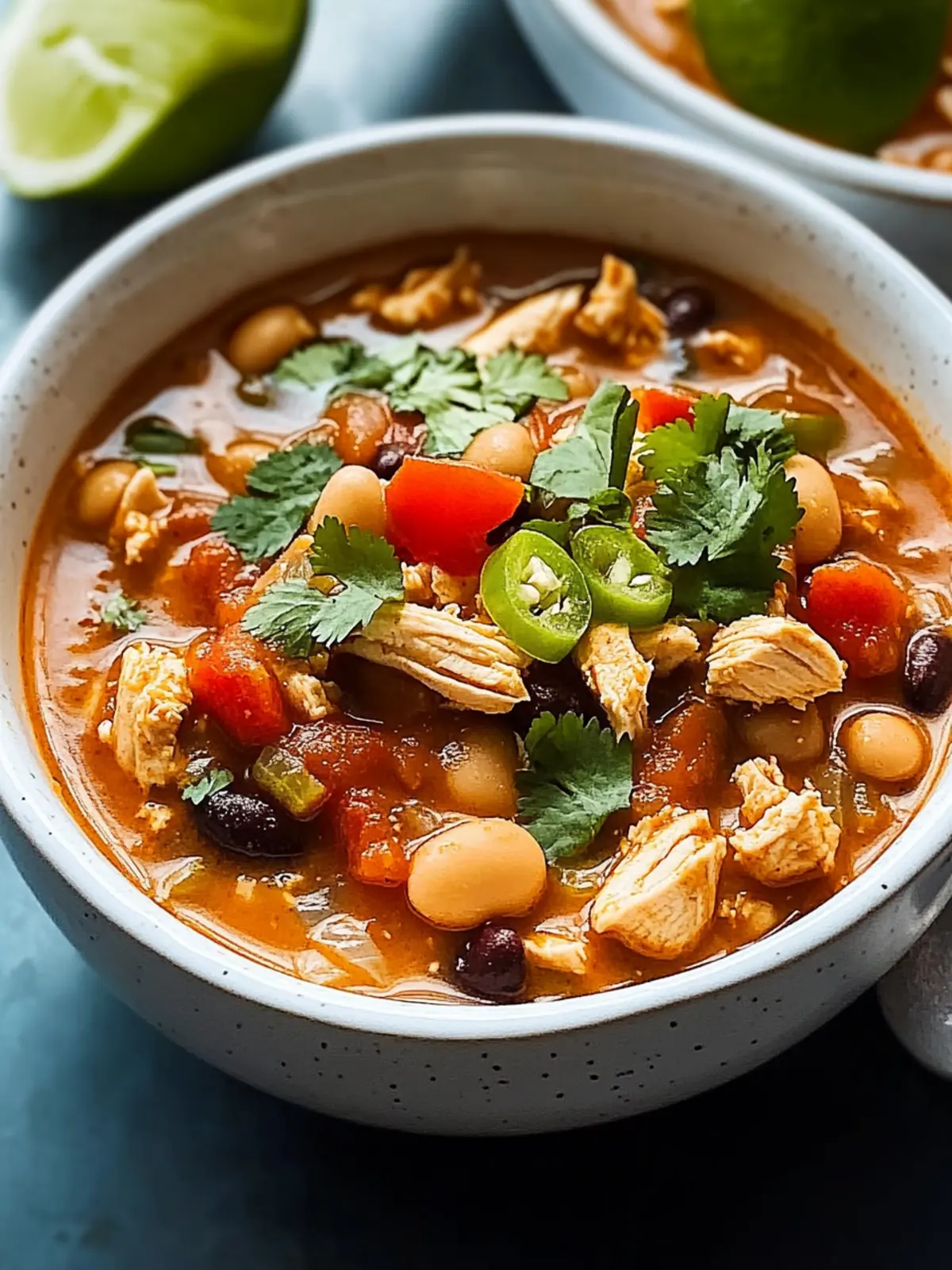Savory Chicken Chili: A Hearty One-Pot Comfort Classic 3 Savory Chicken Chili