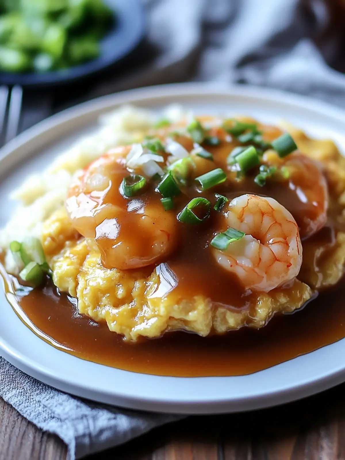 Healthy Shrimp Egg Foo Young with Savory Gravy in 30 Minutes 3 Healthy Shrimp Egg Foo Young with Savory Brown Gravy