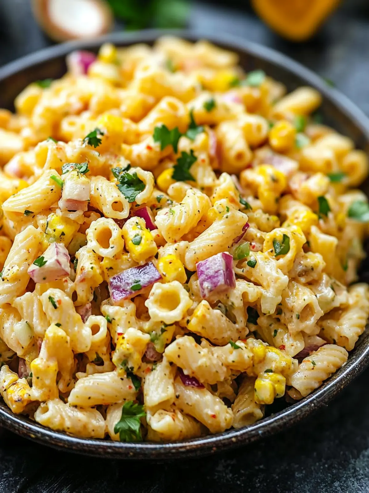 Zesty Elote Pasta Salad: Fresh Flavors in Every Bite! 5 Elote Pasta Salad