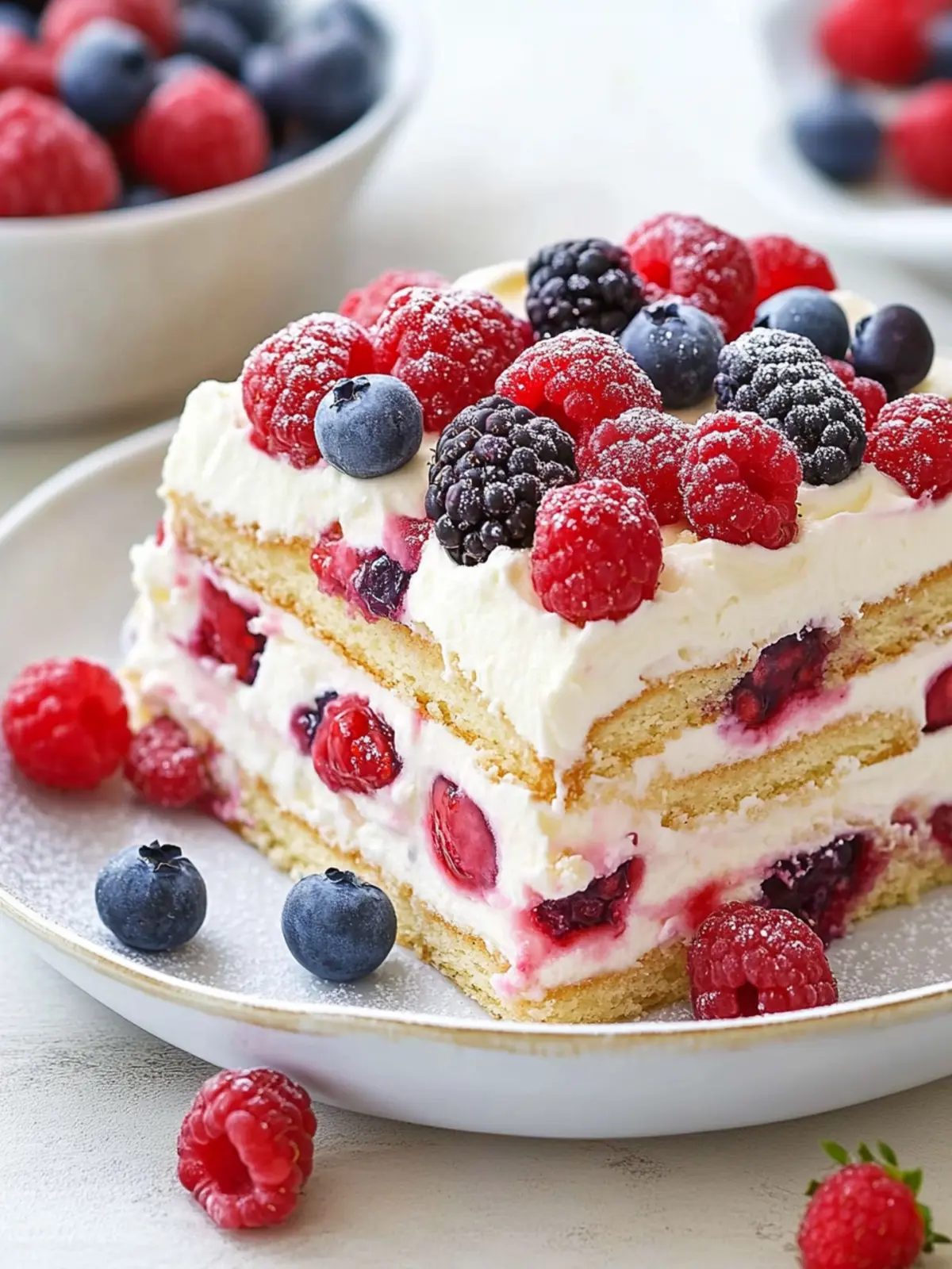 ummer Berry Icebox Cake
