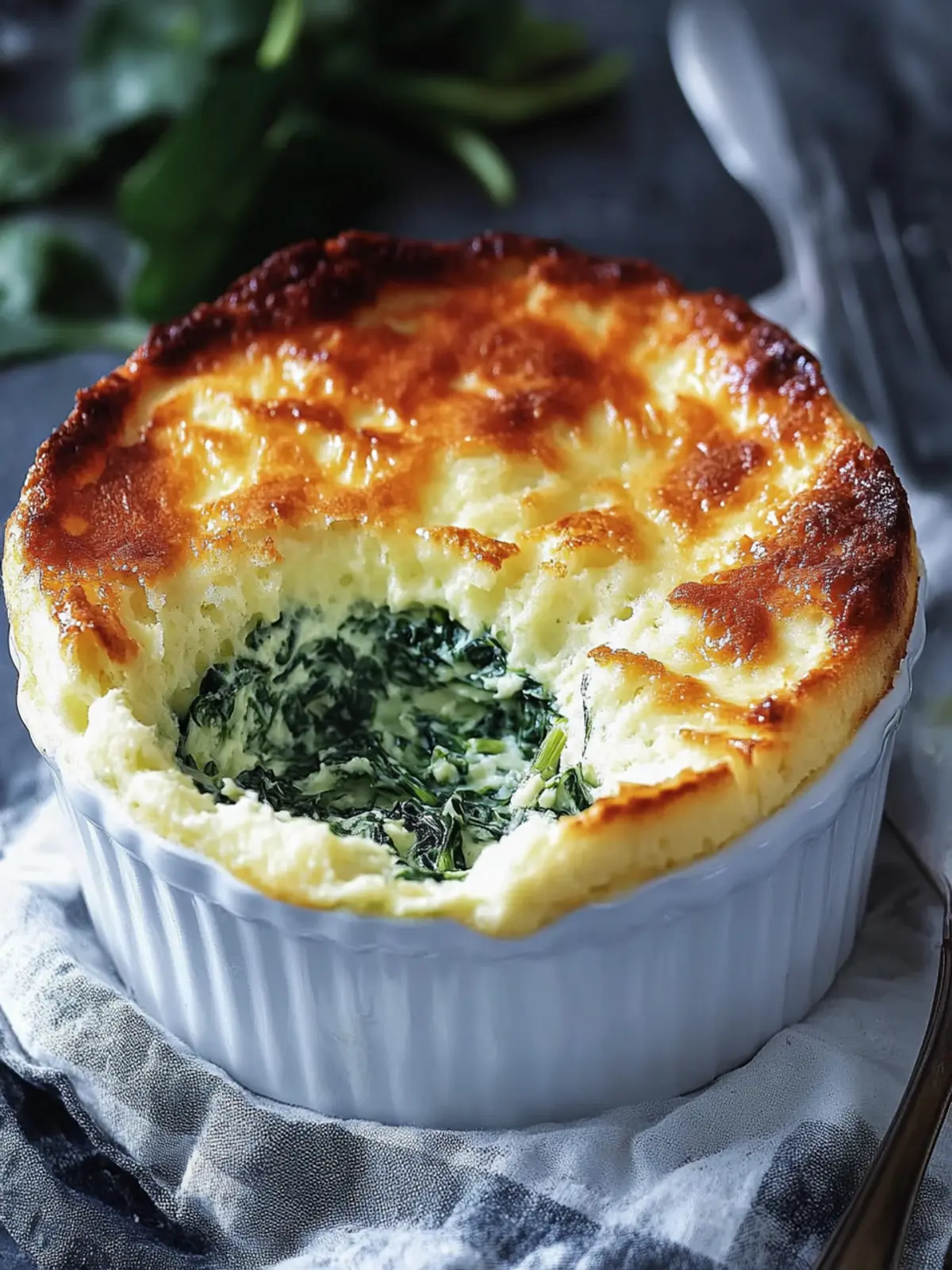 Light Spinach Soufflé: A Fluffy Comfort Food Delight 2 Light Spinach Soufflé
