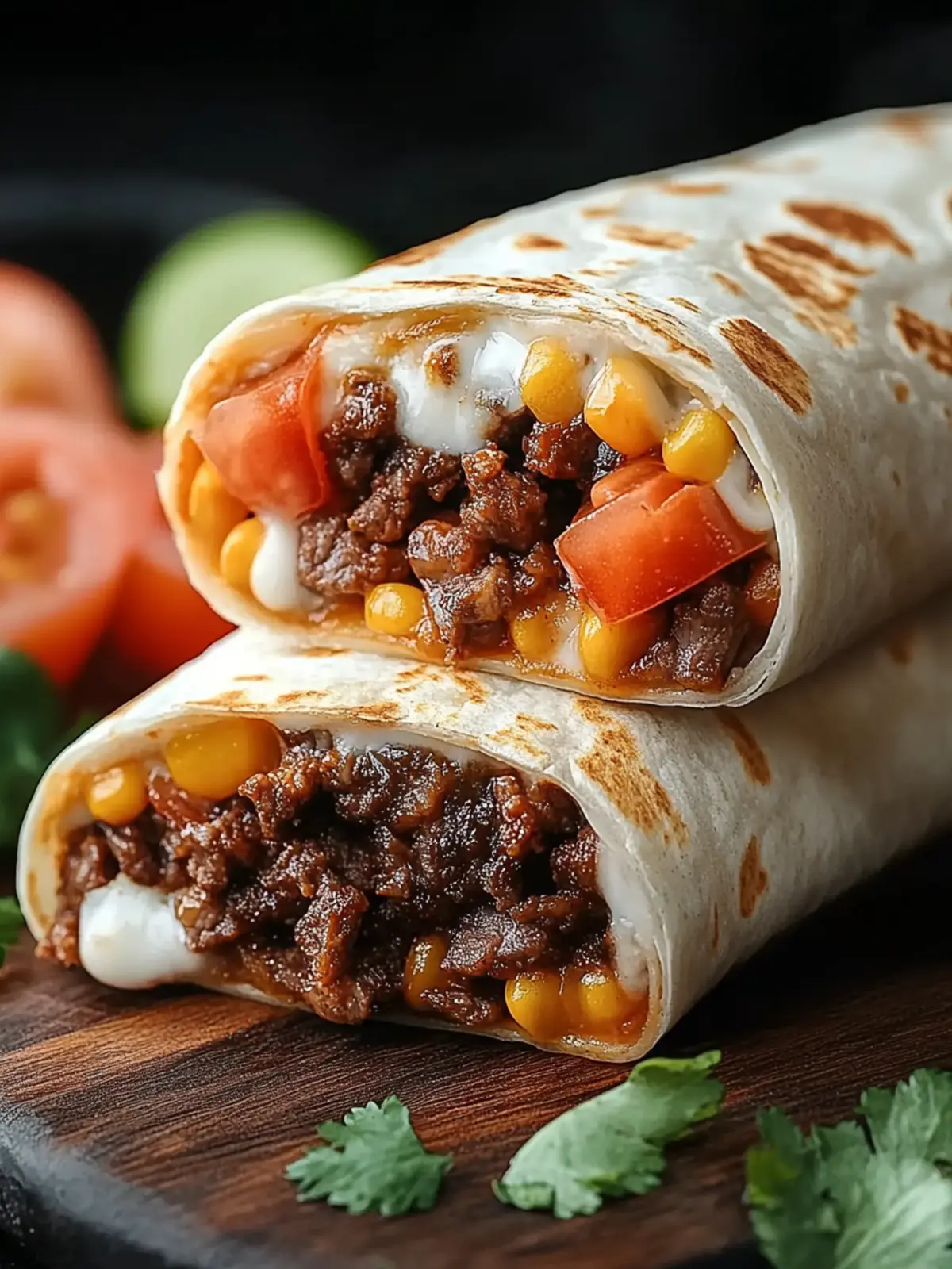 Cheesy Beef Burrito: Quick, Healthy, and Totally Customizable 3 Cheesy Beef Burrito