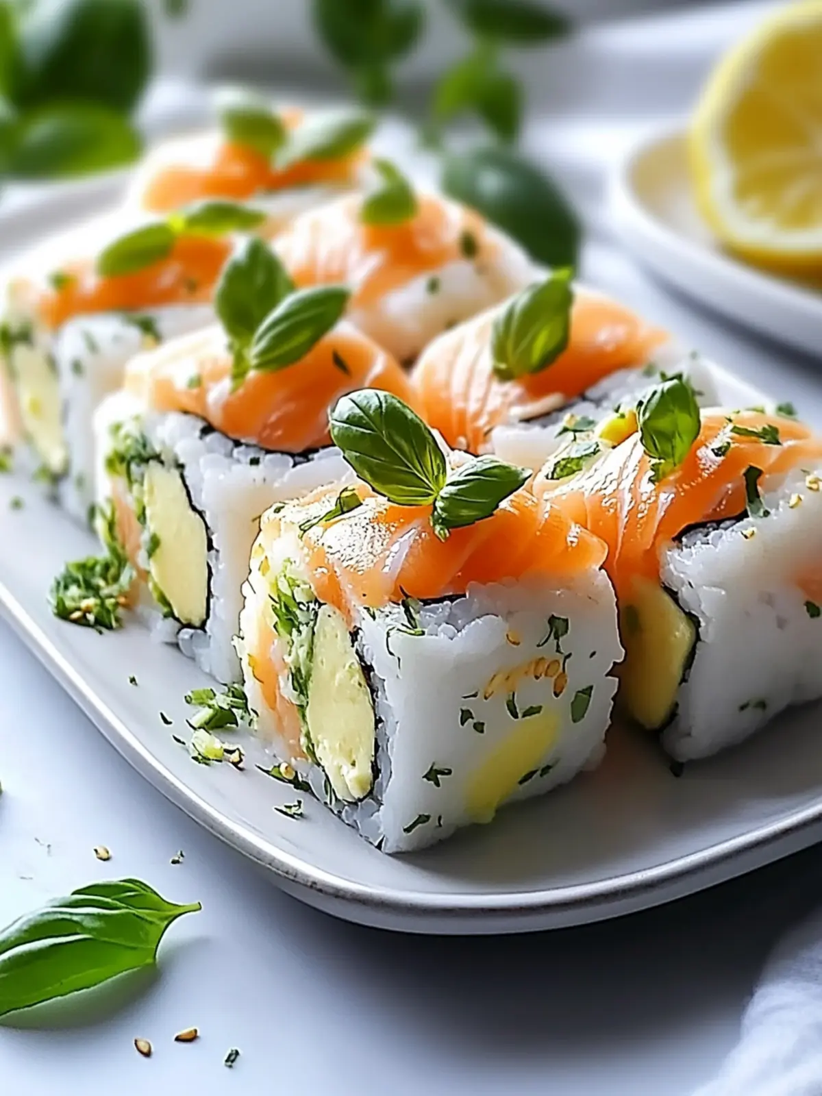 Lemon Basil Salmon Rolls: Quick Gourmet Flavor in Every Bite 4 Lemon Basil Salmon Rolls